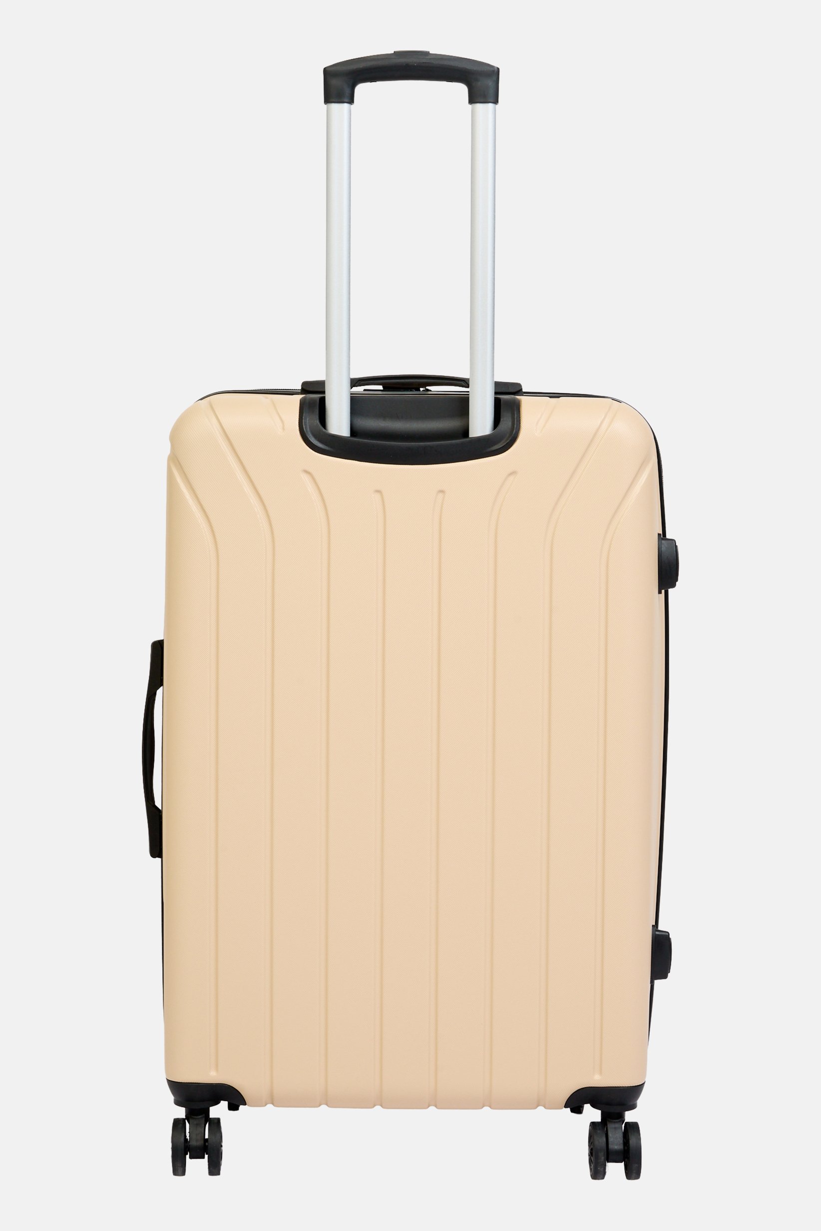 33 Inch Hard Shell Check In Spinner Luggage, Beige