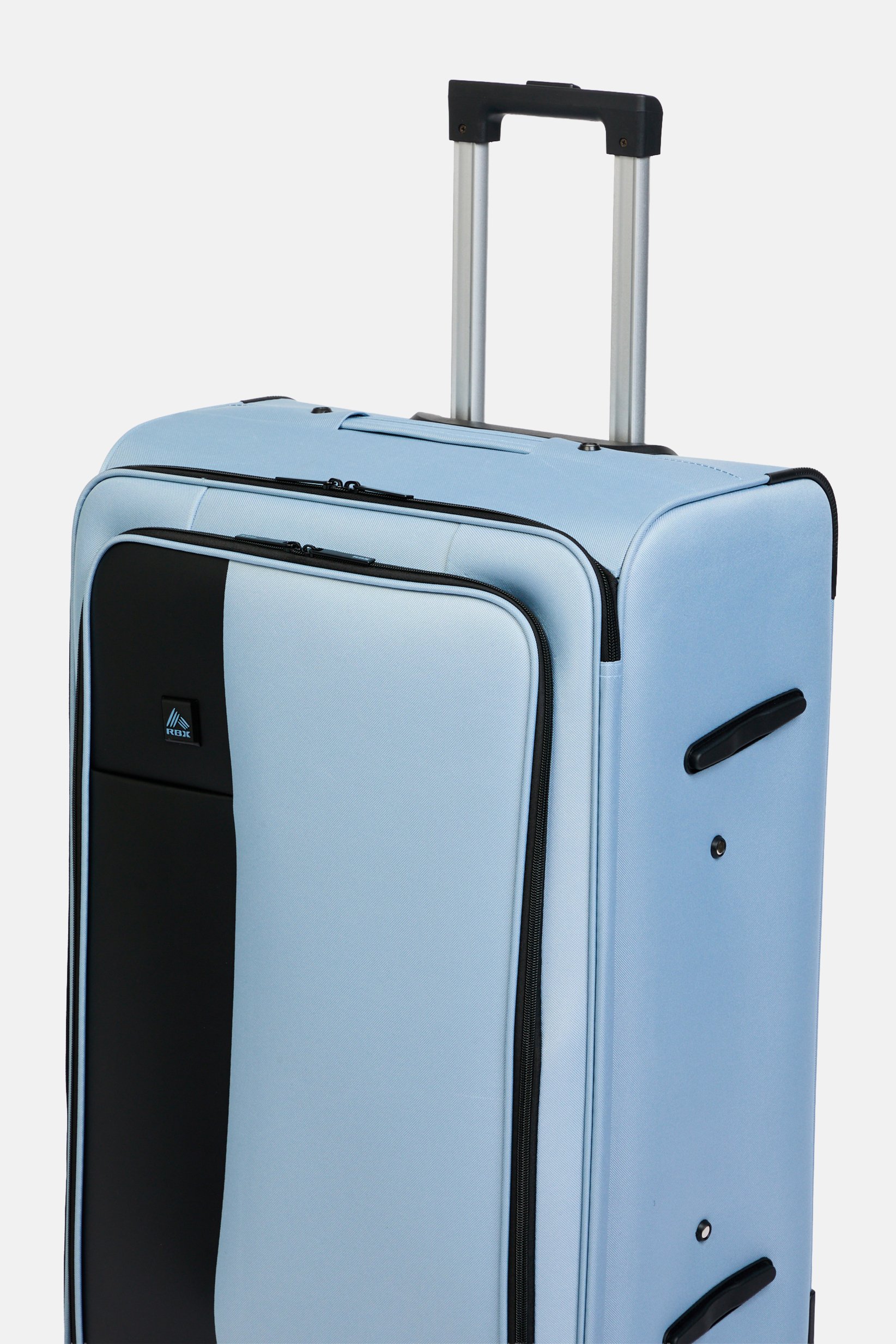 35 Inch Soft Side Cabin Spinner Luggage, Sky Blue