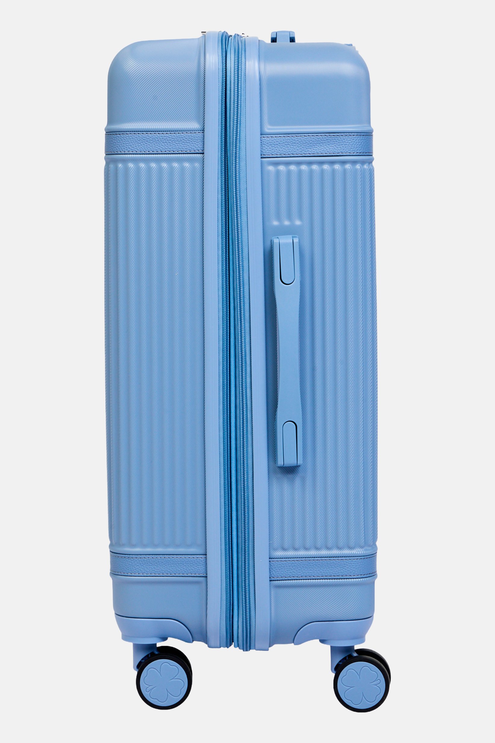 21 Inch Hard Shell Check In Spinner Luggage, Dusty Blue