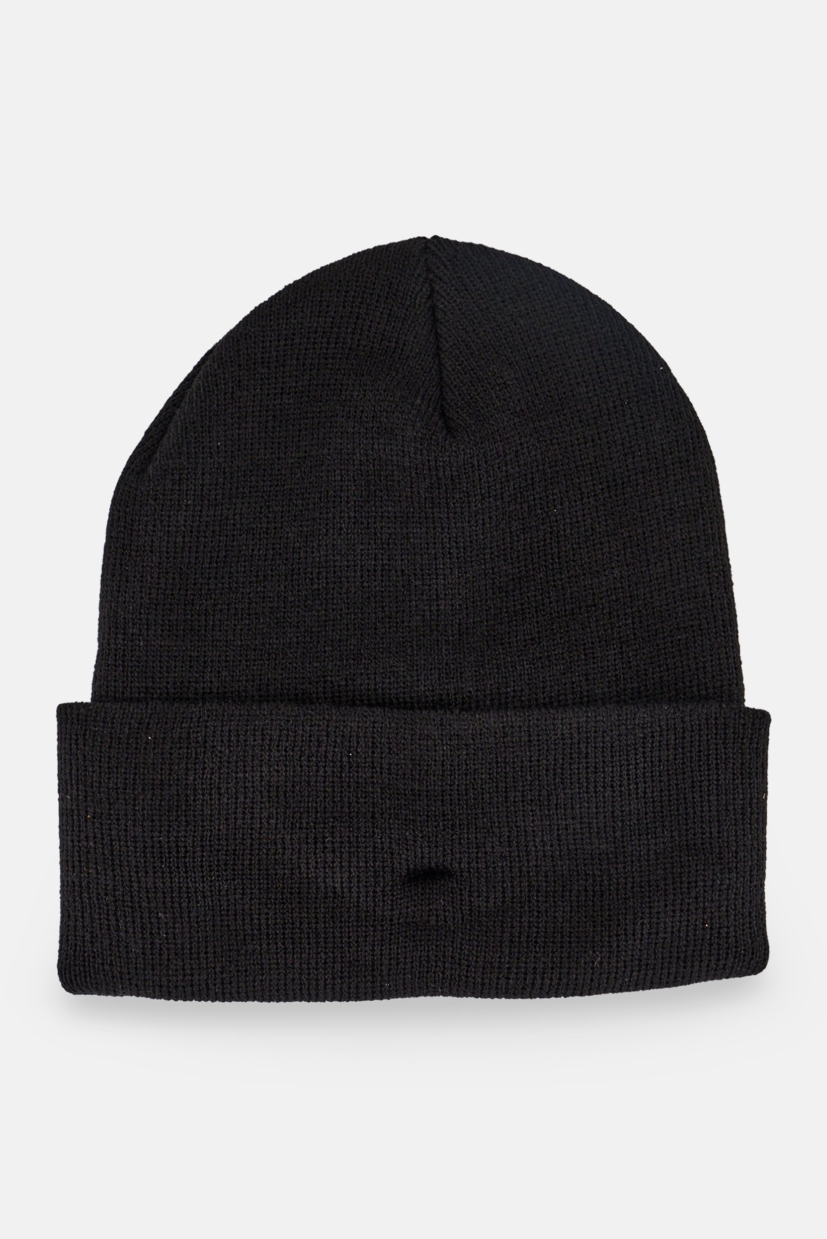 Men Embroidered Beanie Hat, Black