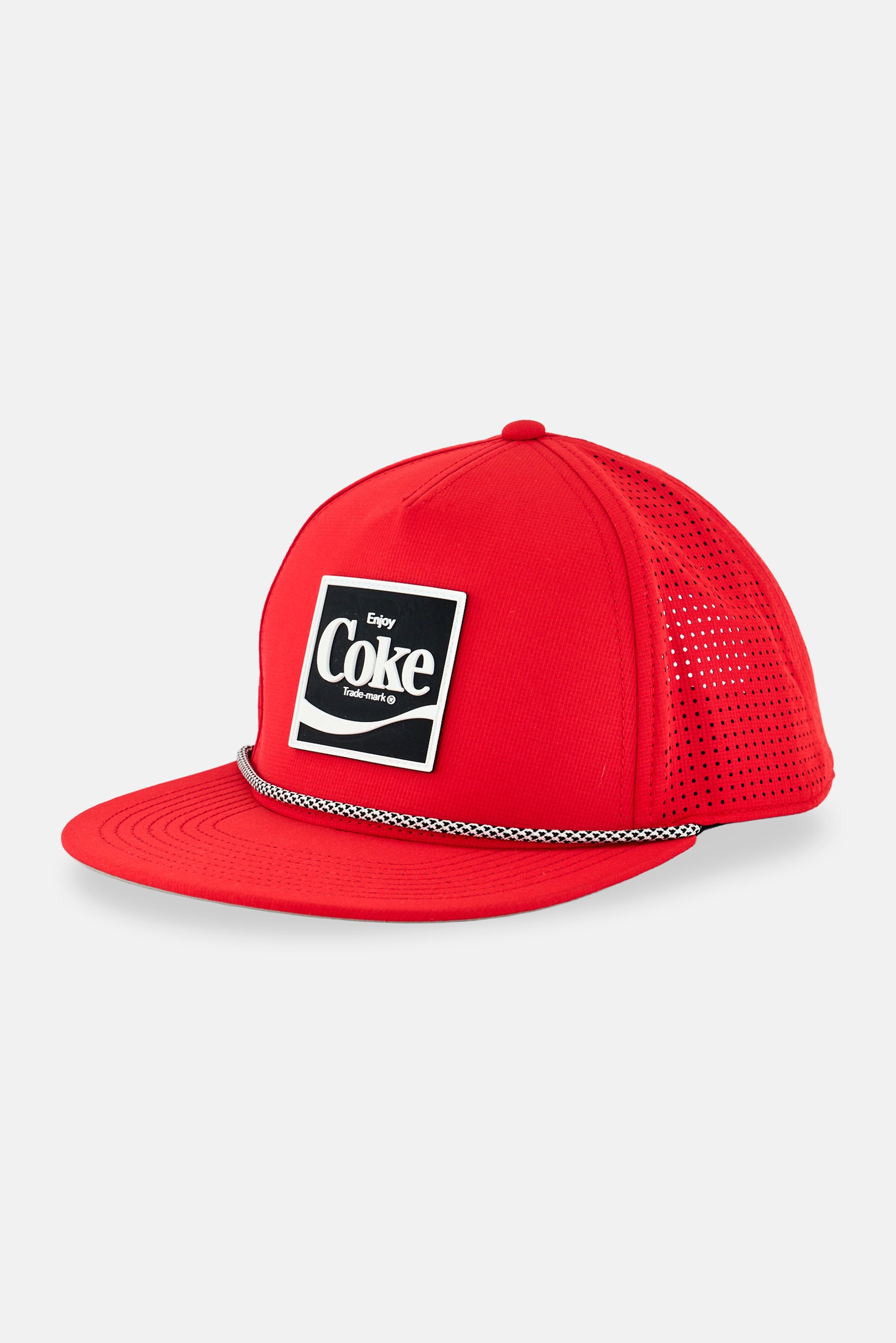 Men Graphic Print Baseball Cap, Red