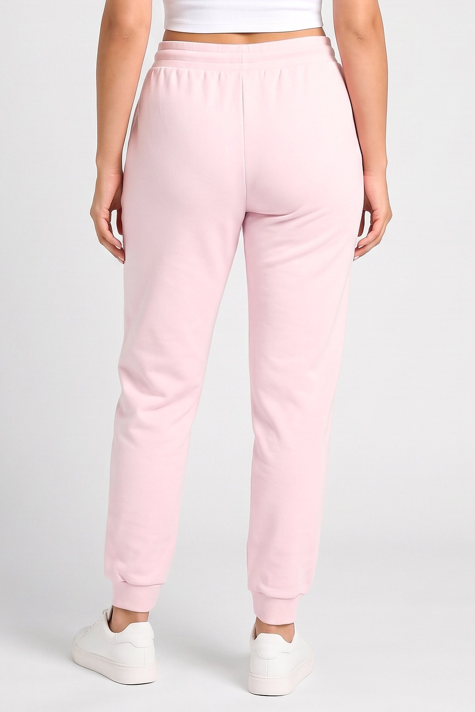AX Armani Exchange Women Regular Fit Embroidered Logo Jogger Pants, Pink