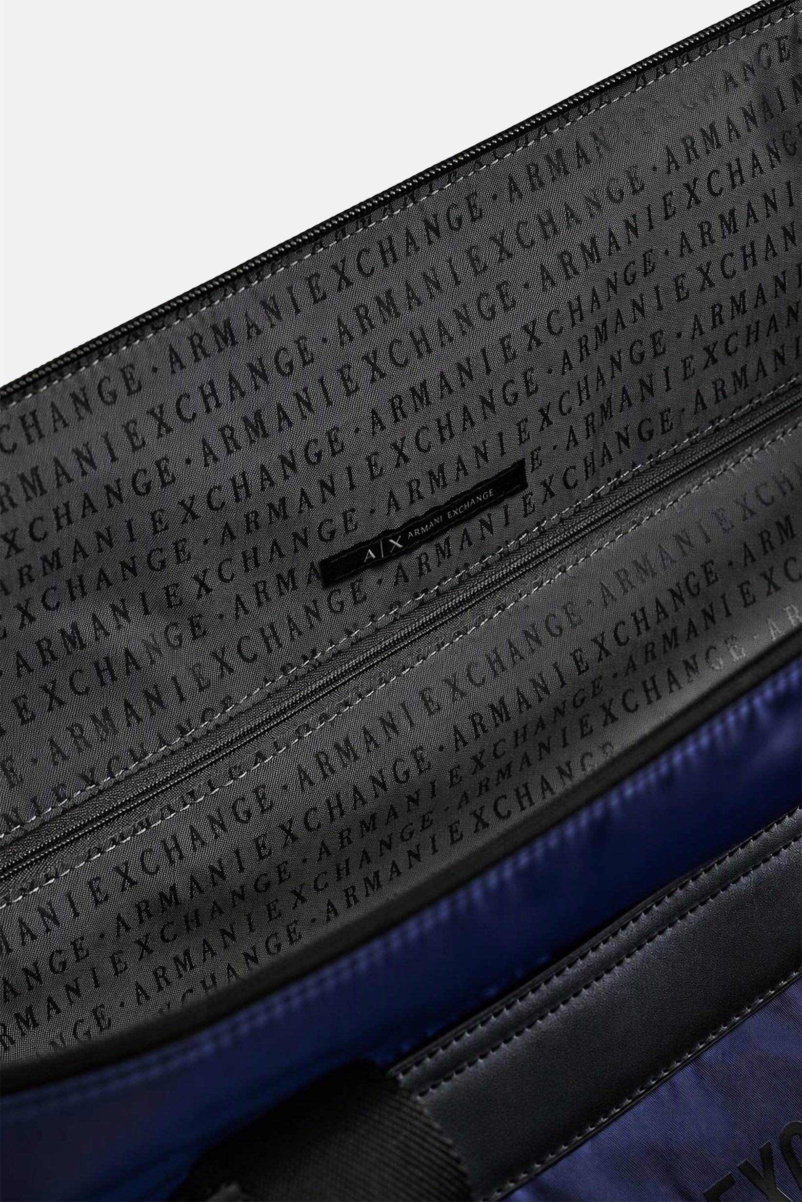 AX Armani Exchange Men Brand Logo Duffle Bag, Blue