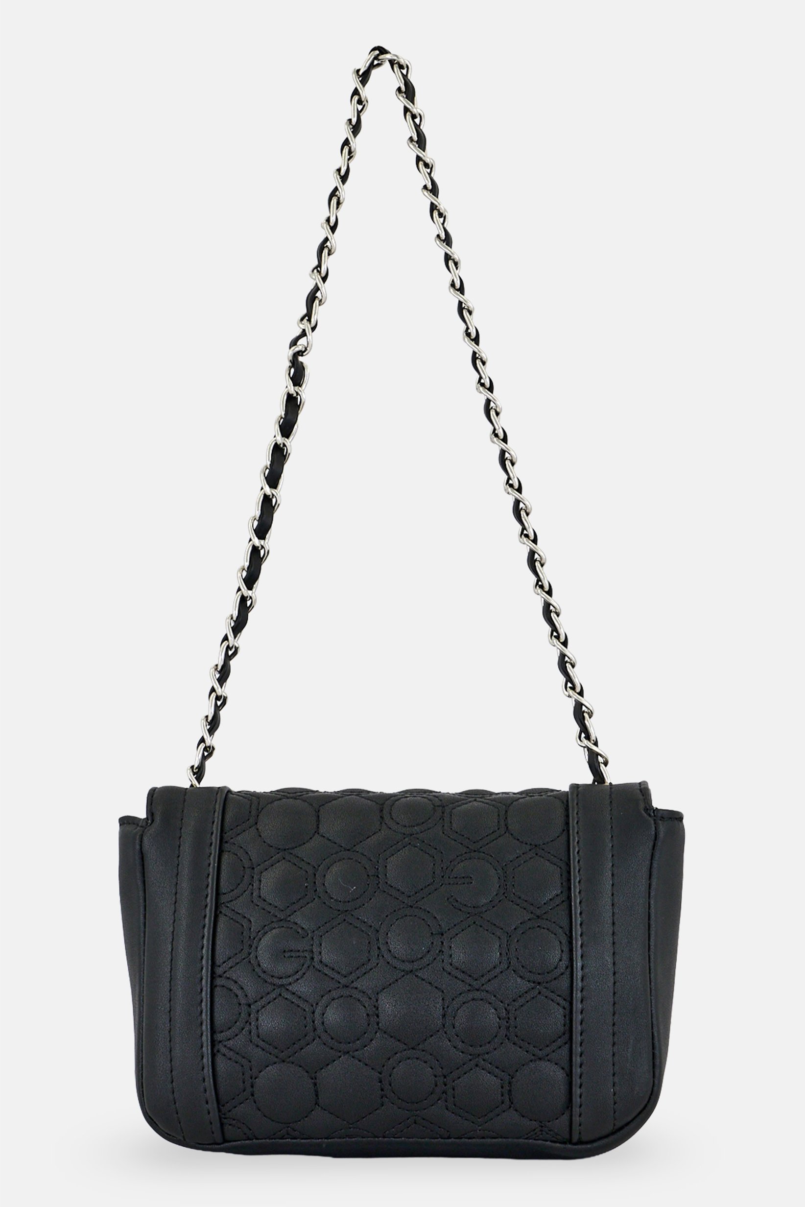Women Brand Logo Cross Body Bag, Black