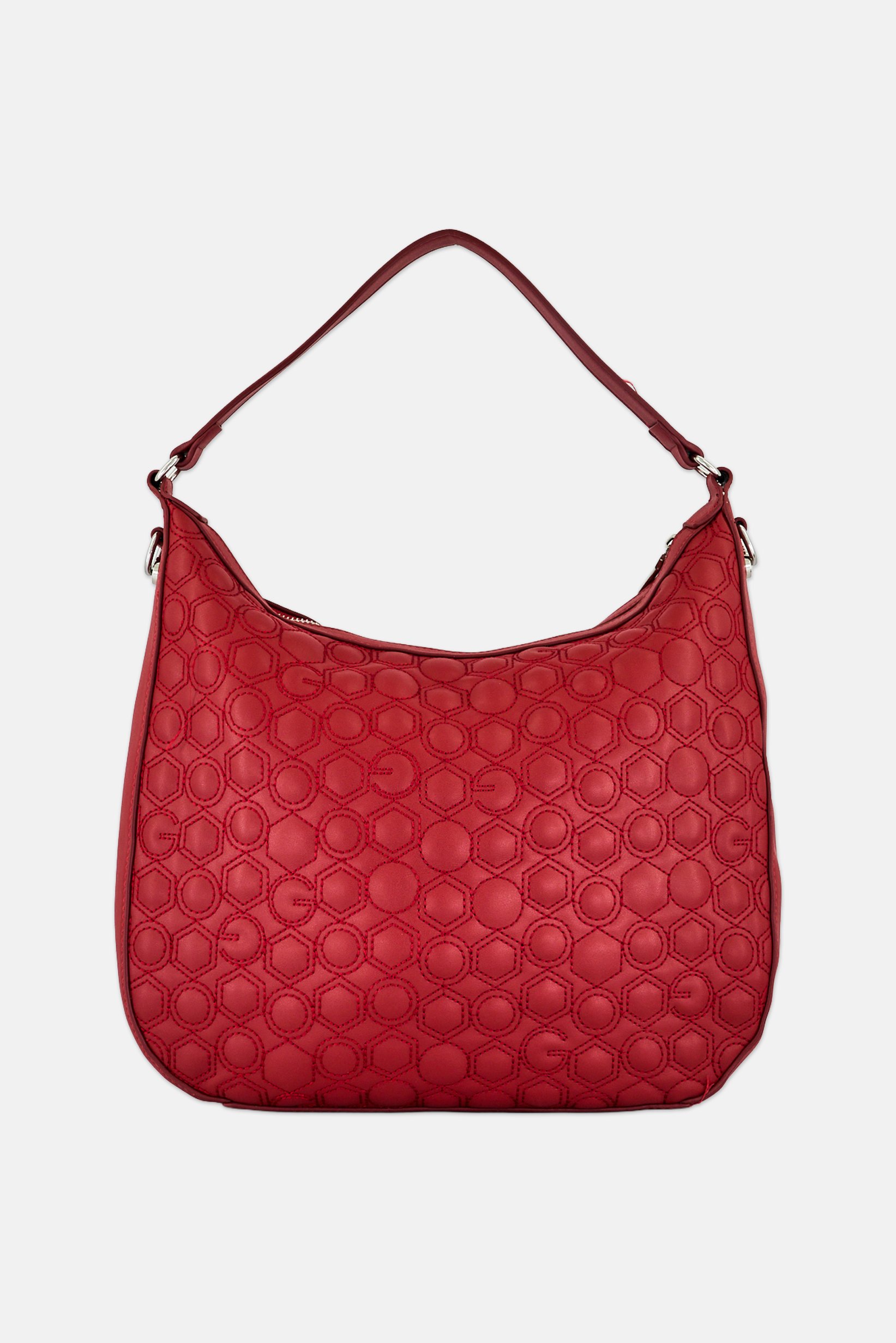 Women Brand Logo Cross Body Bag, Red