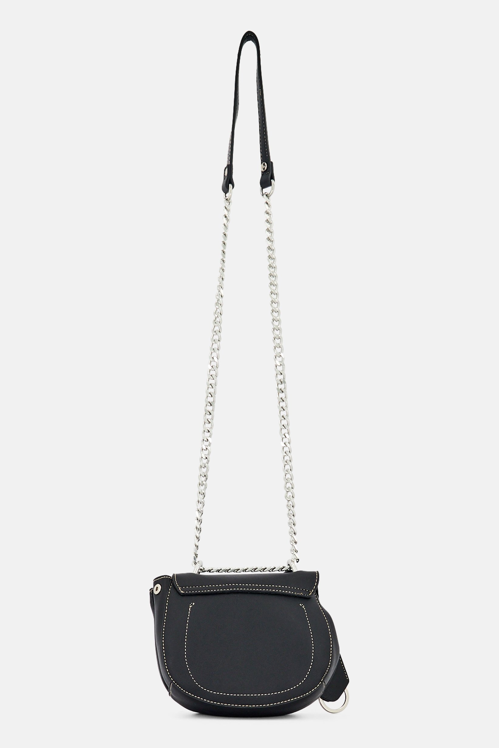 Women Brand Logo Cross Body Bag, Black