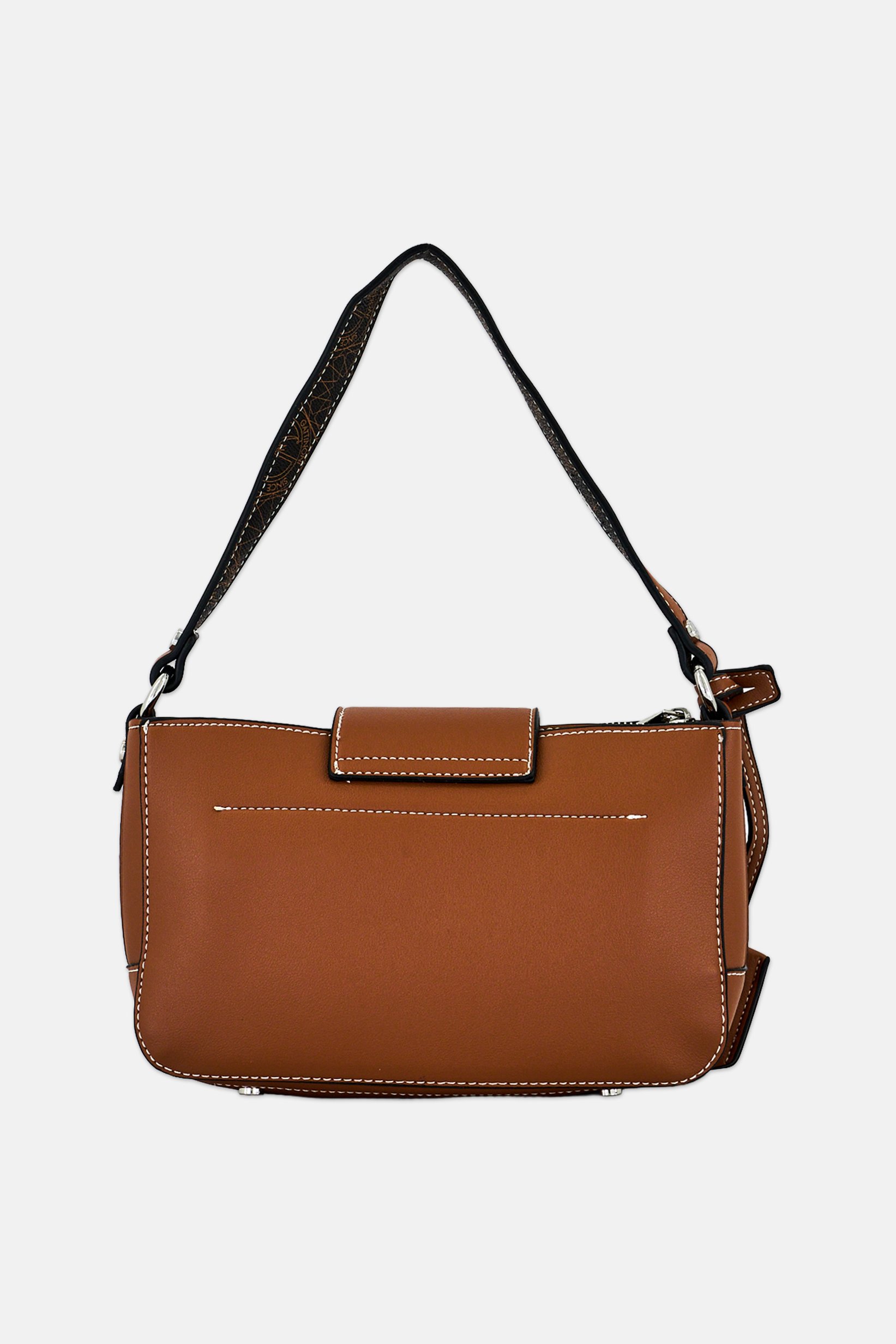 Women Brand Logo Cross Body Bag, Brown