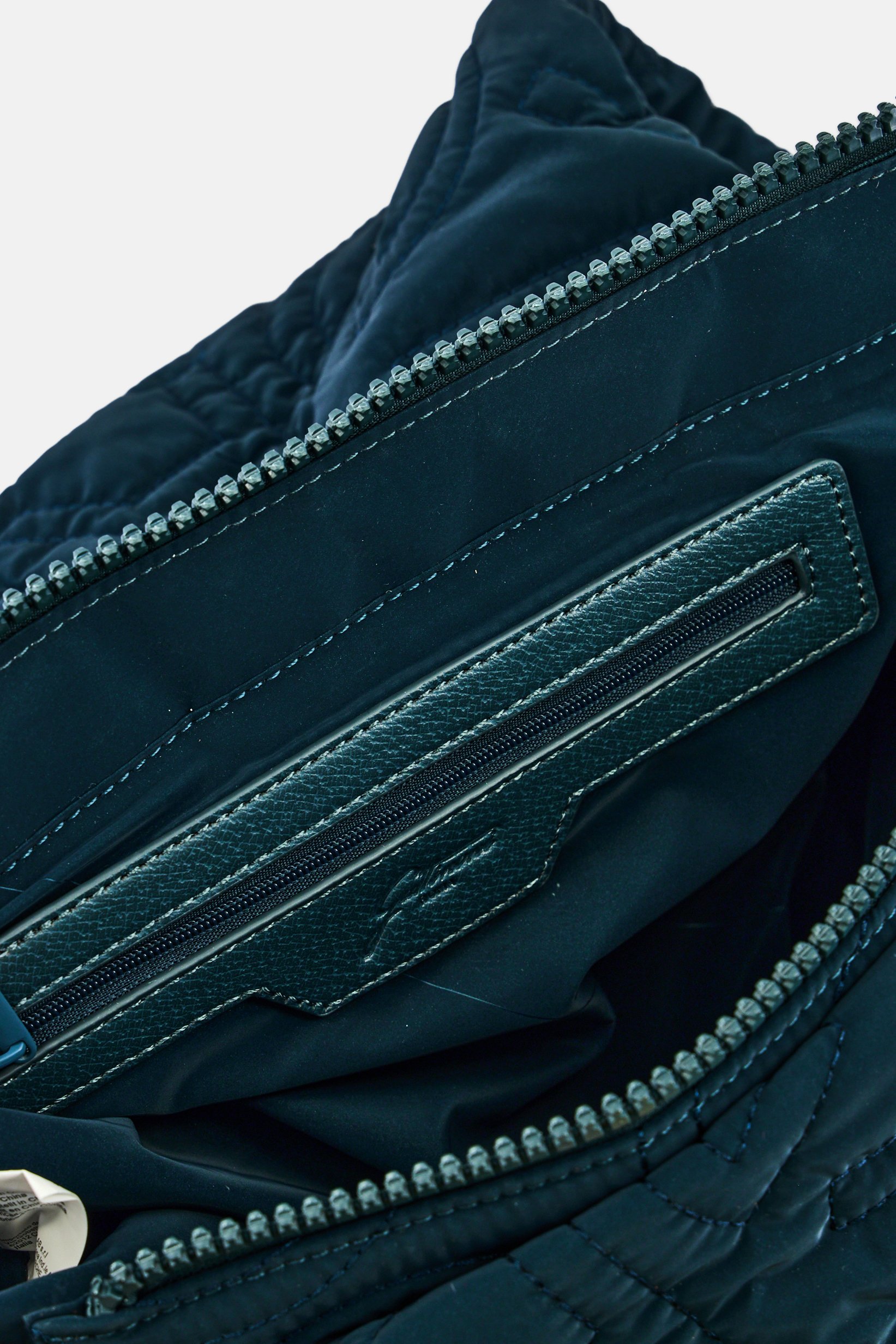 Women Quilted Cross Body Bag, Teal Blue