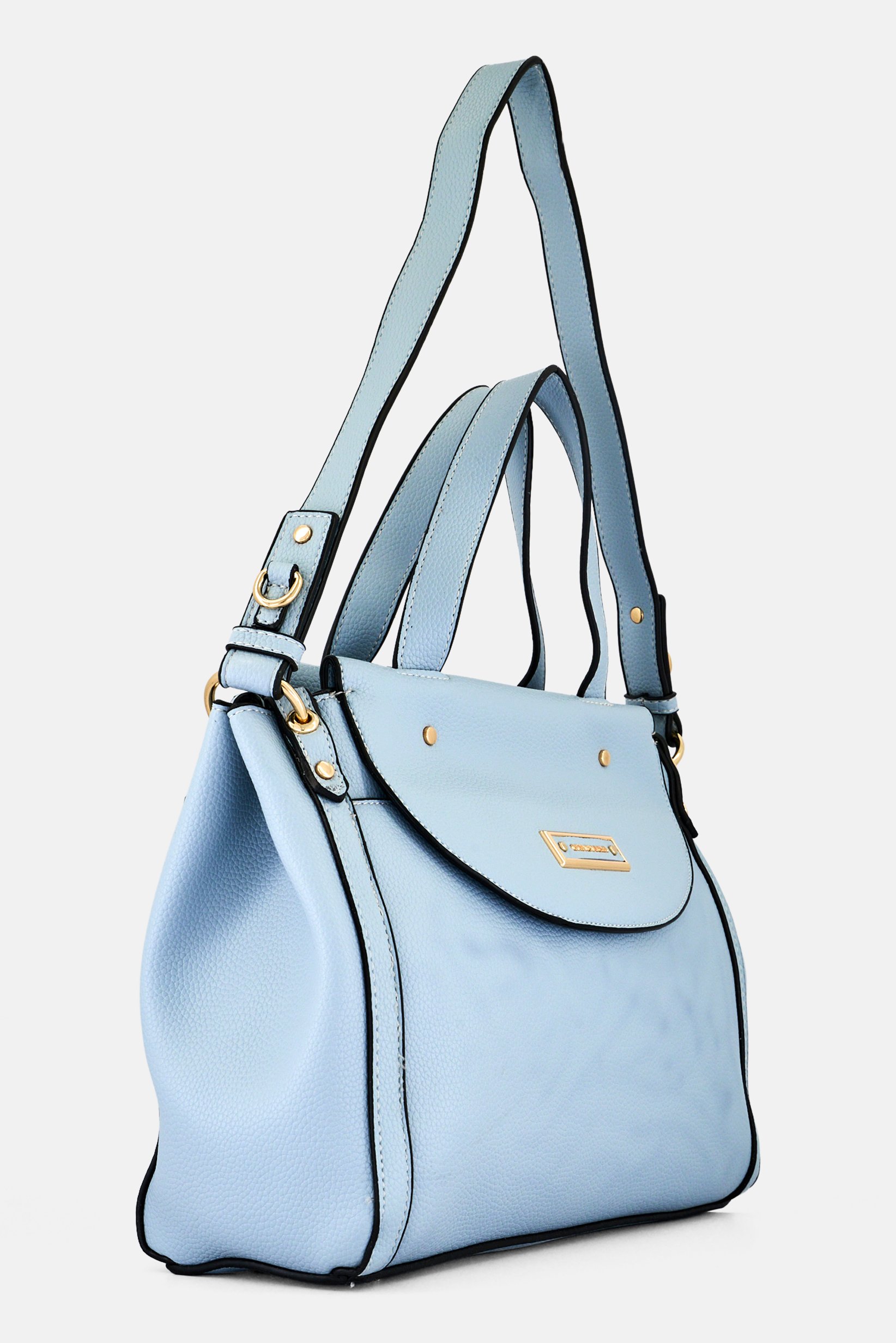 Women Brand Logo Tote Bag, Blue