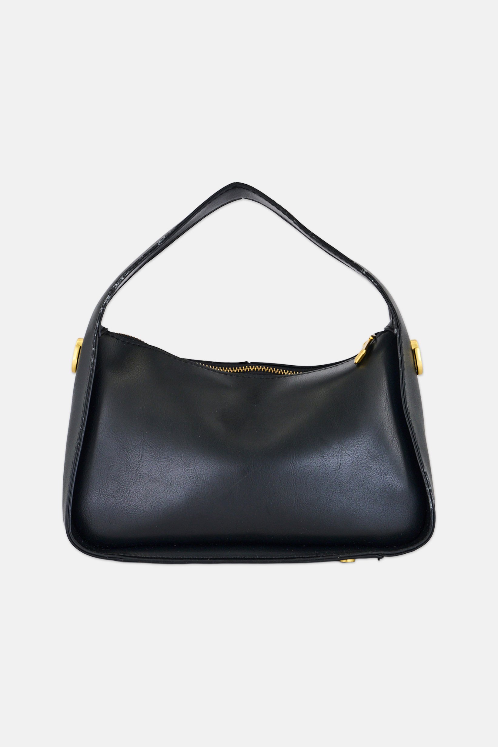 Women Brand Logo Handbag, Black
