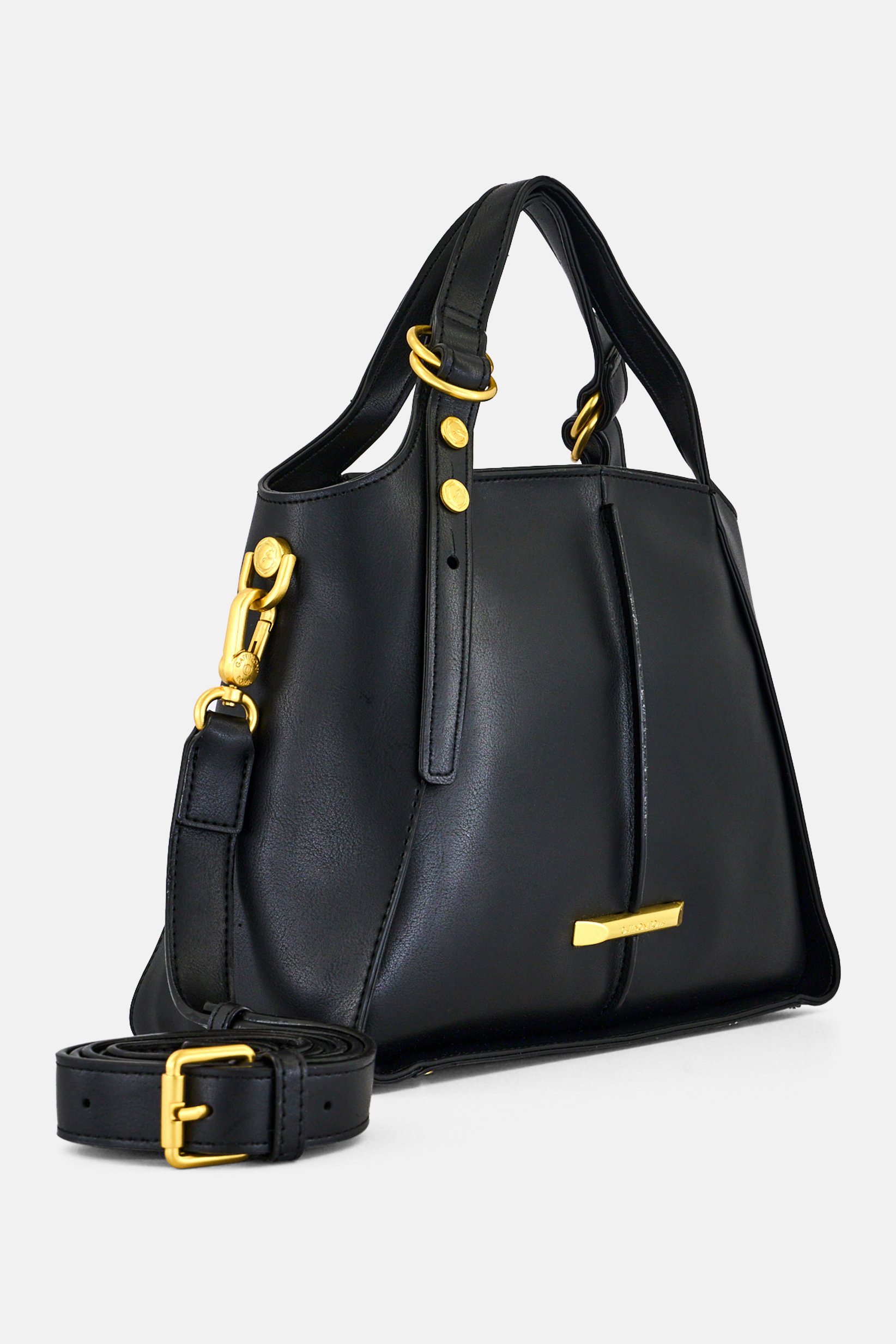 Women Brand Logo Cross Body Bag, Black