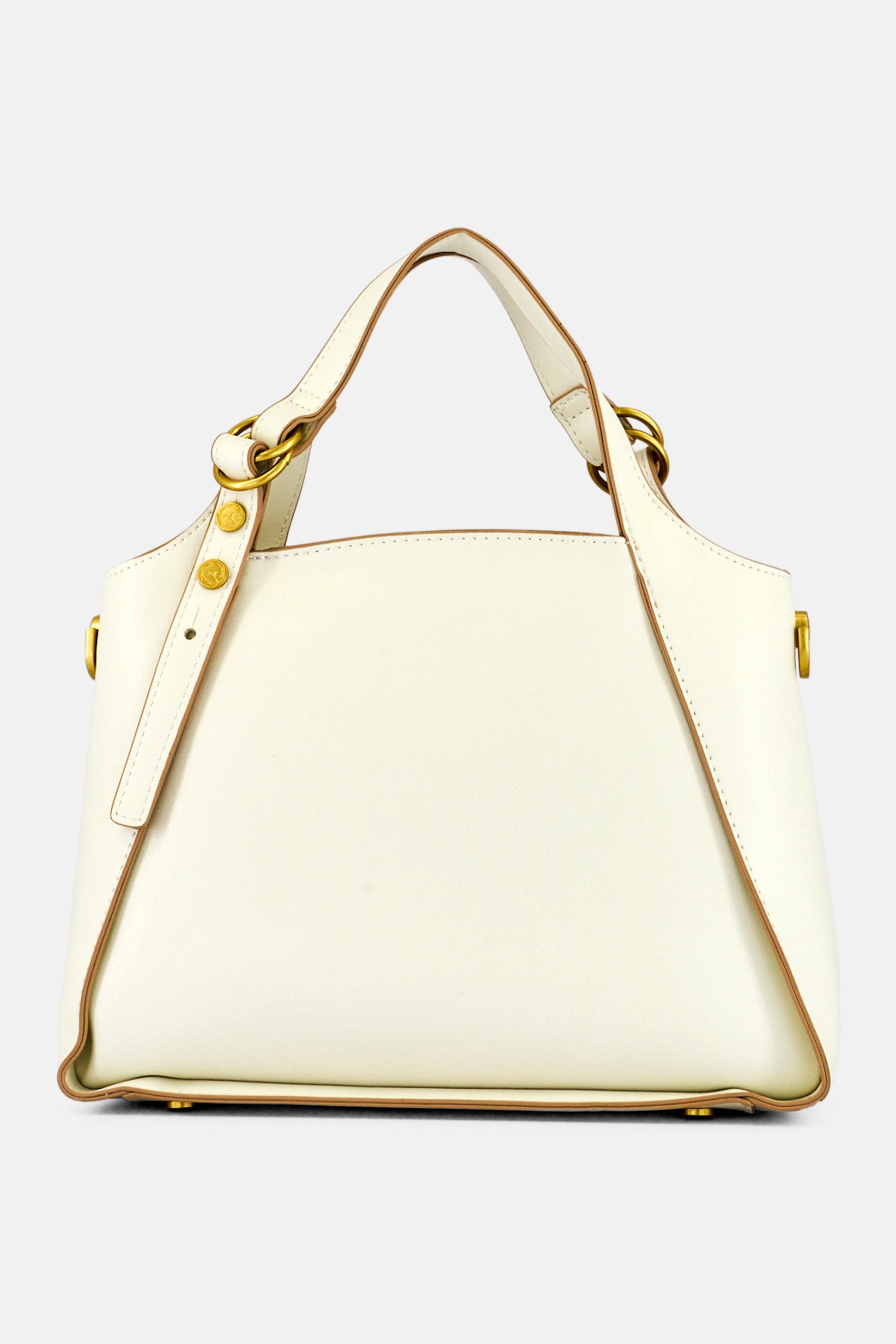 Women Brand Logo Cross Body Bag, White