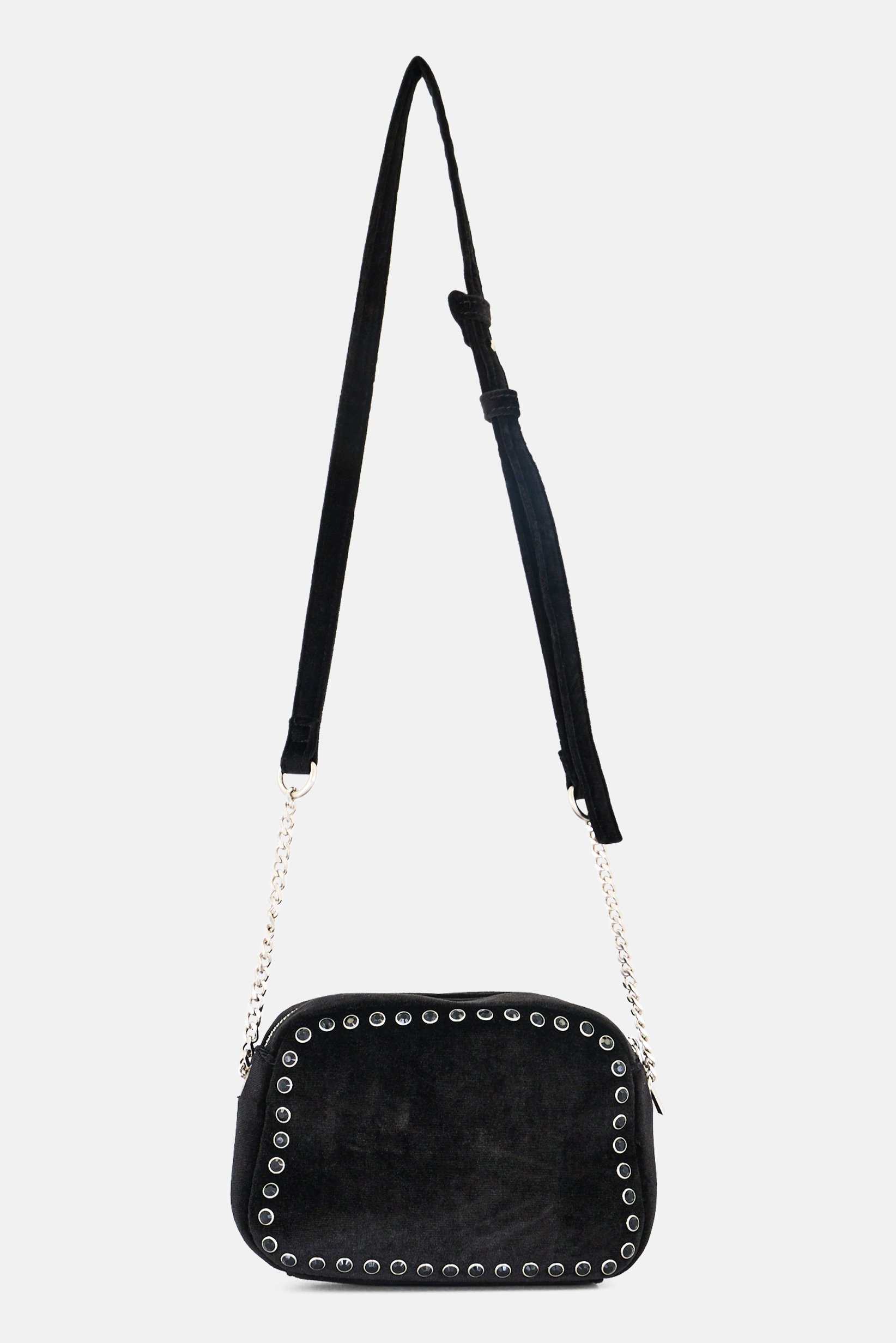 Women Brand Logo Cross Body Bag, Black