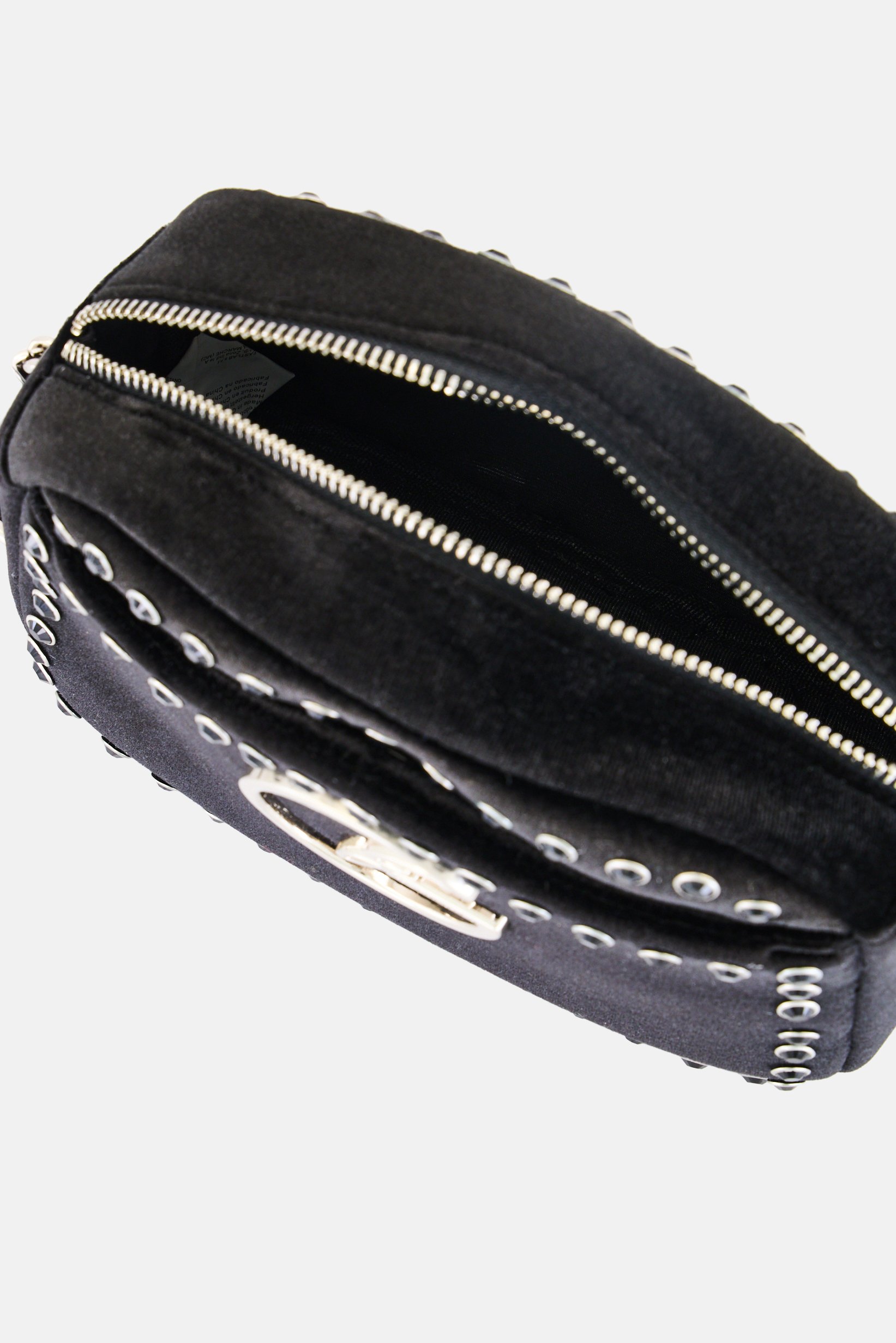 Women Brand Logo Cross Body Bag, Black