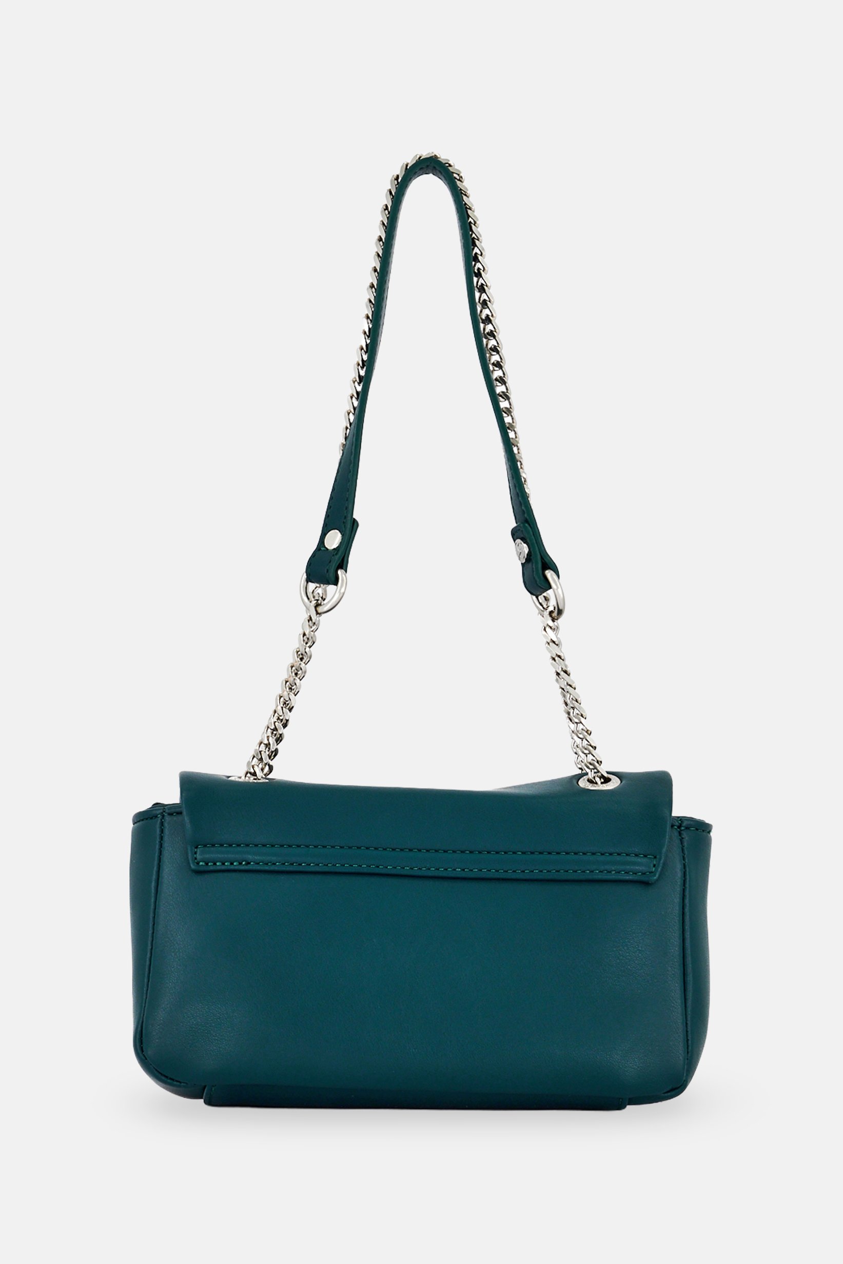 Women Brand Logo Cross Body Bag, Dark Green