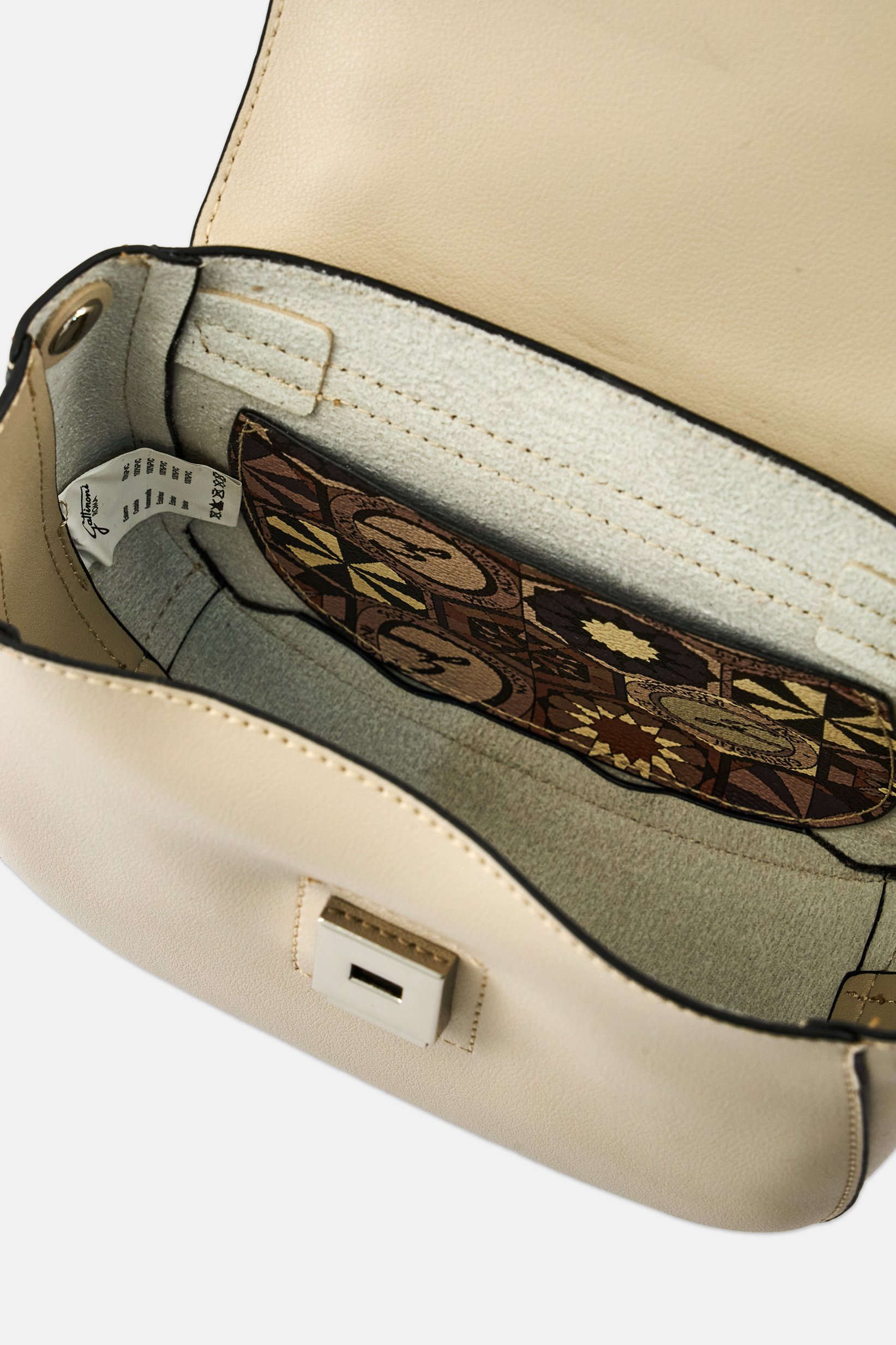 Women Brand Logo Cross Body Bag, Taupe