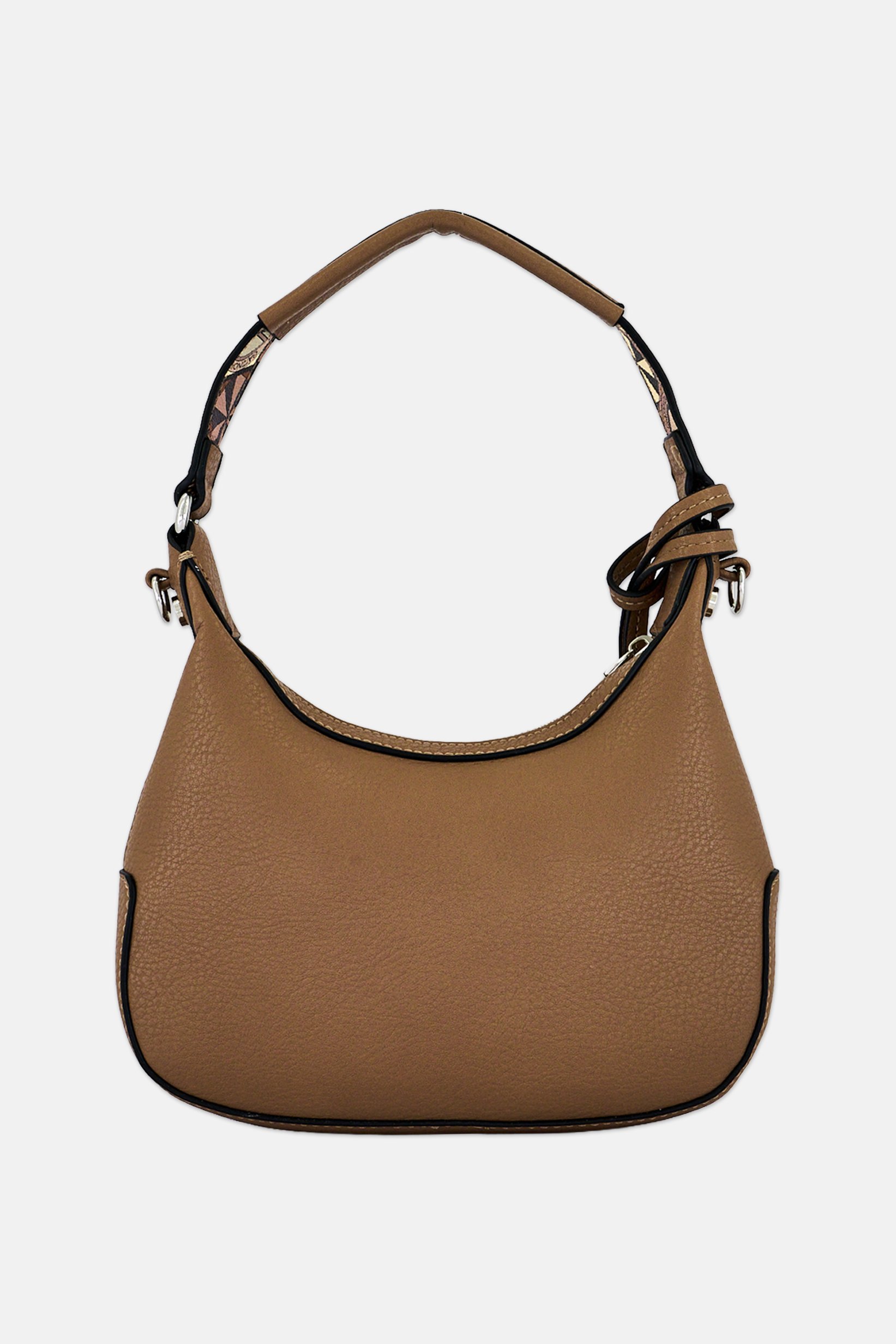 Women Brand Logo Handbag, Taupe