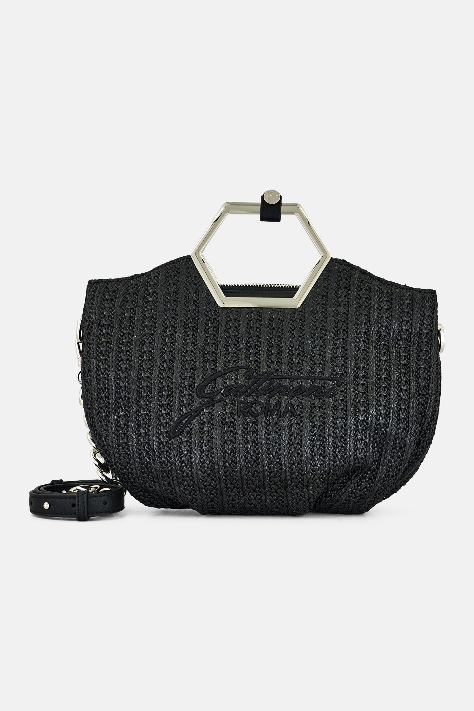 Women Brand Logo Cross Body Bag, Black