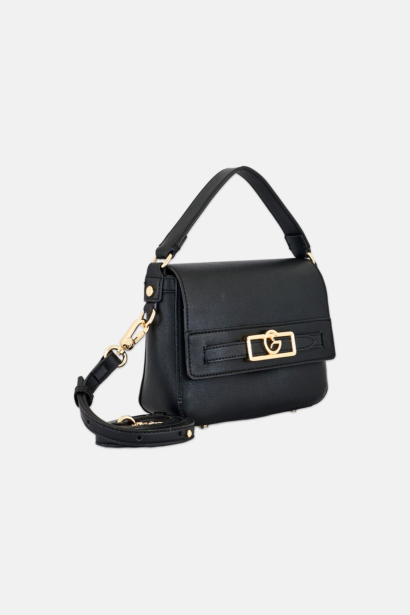 Women Brand Logo Cross Body Bag, Black
