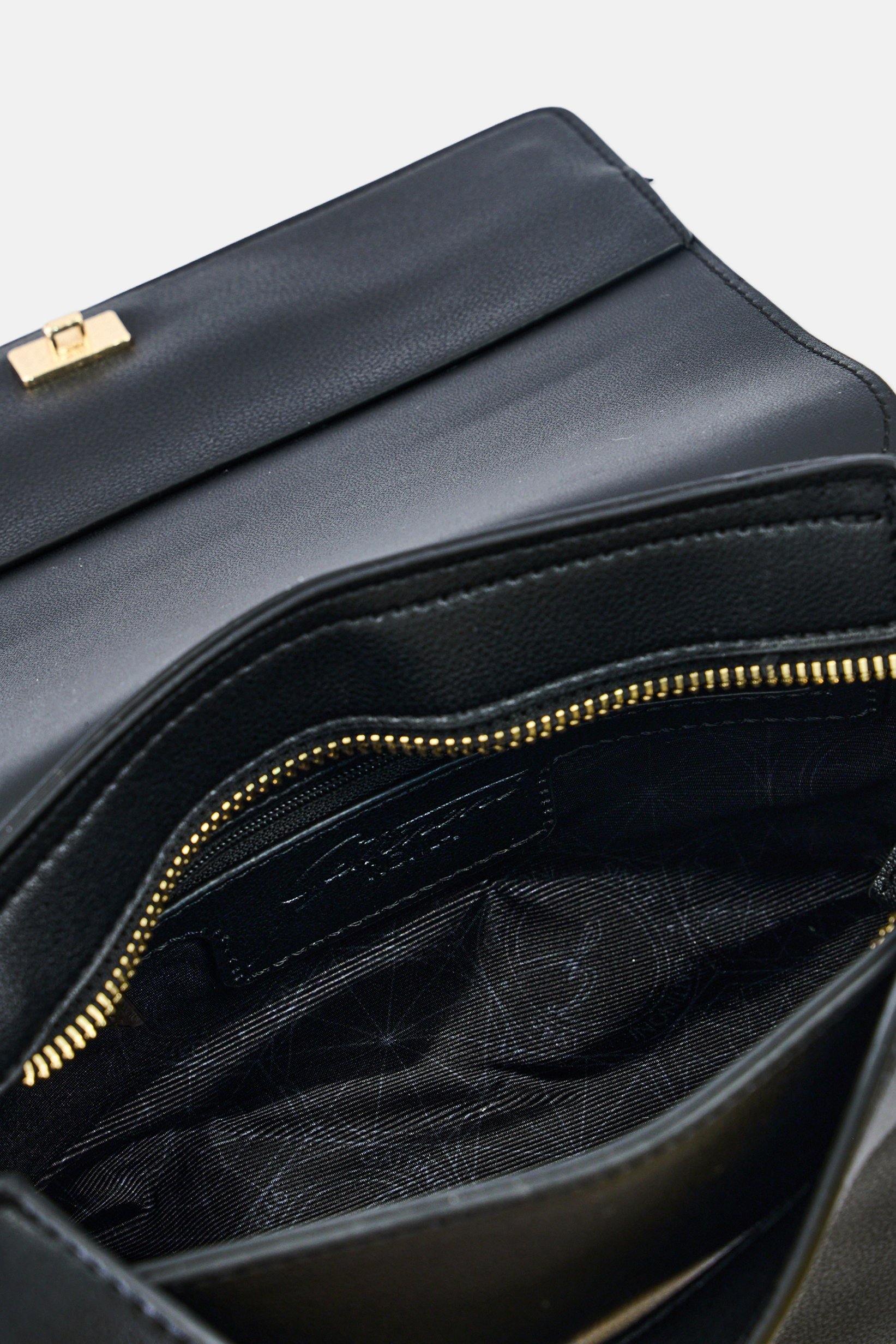 Women Brand Logo Cross Body Bag, Black