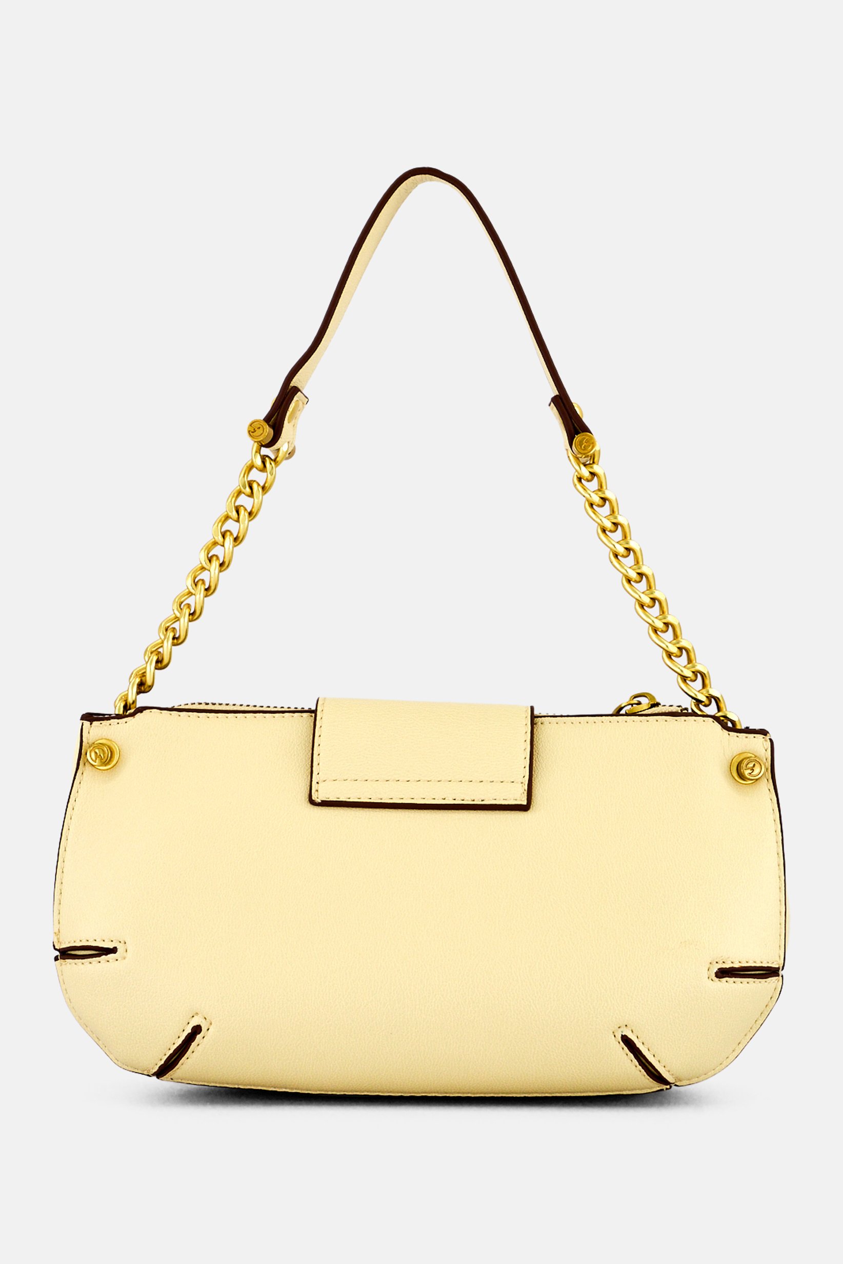 Women Brand Logo Cross Body Bag, Cream