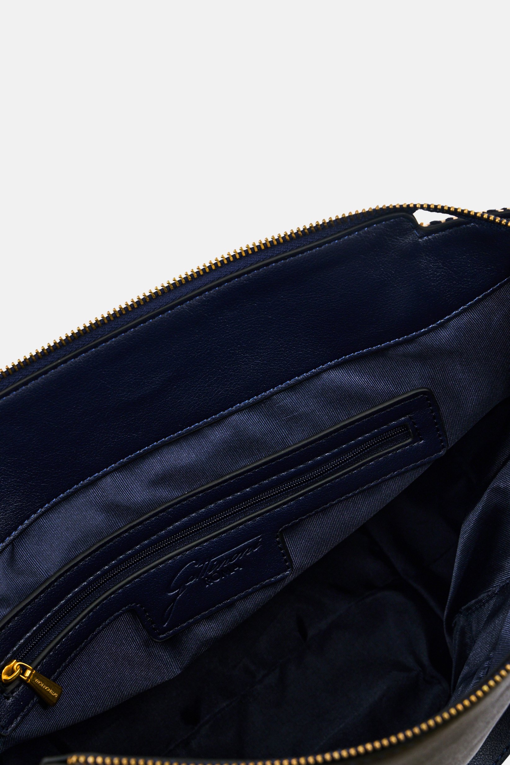 Women Brand Logo Tote Bag, Navy