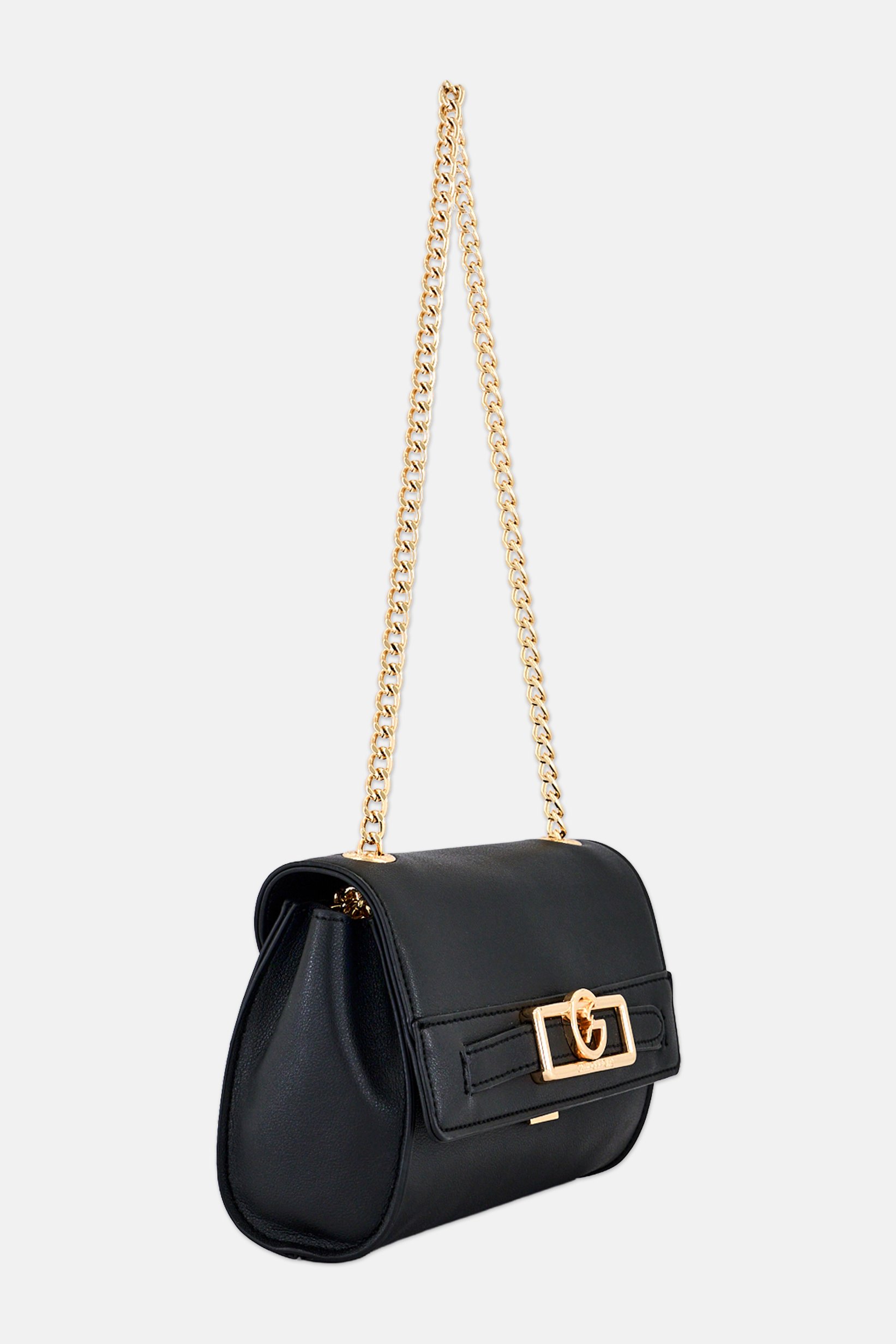 Women Brand Logo Cross Body Bag, Black