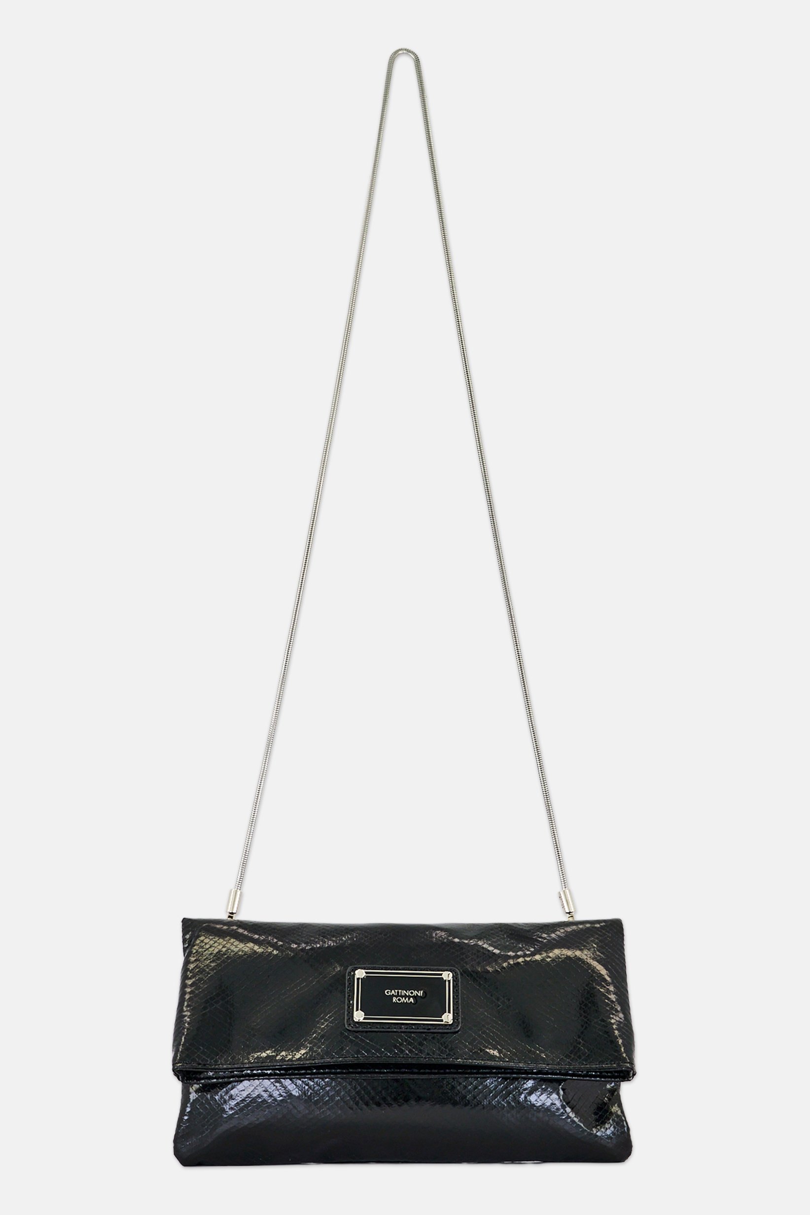 Women Animal Print Clutch, Black