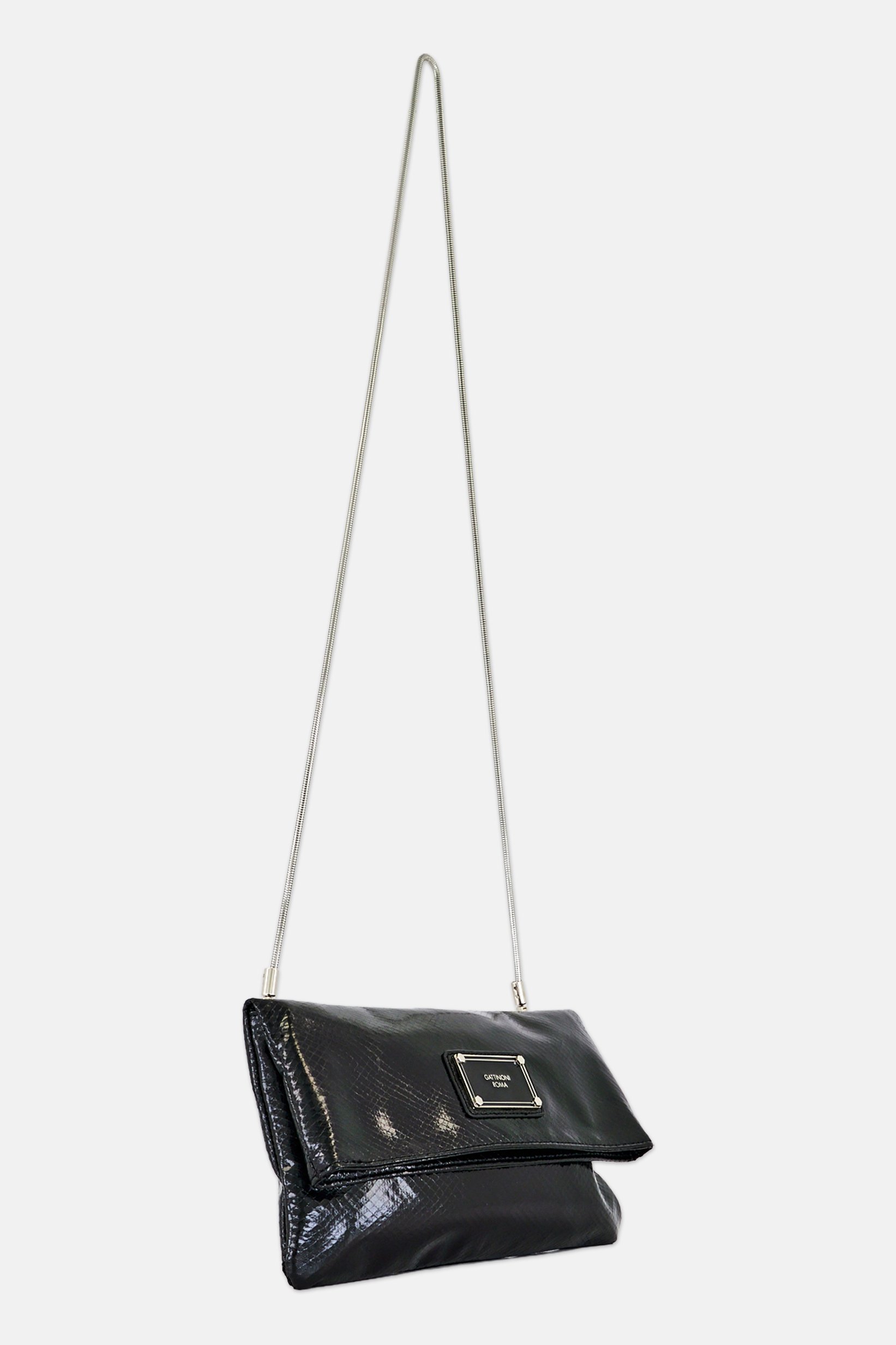 Women Animal Print Clutch, Black
