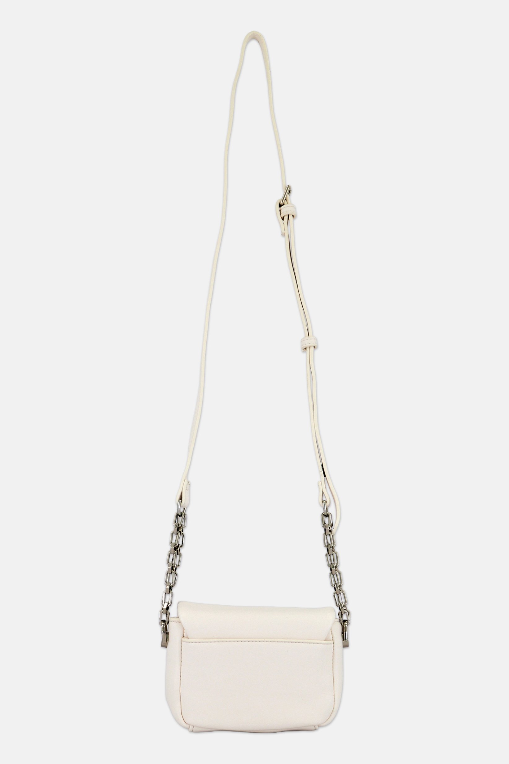 Women Brand Logo Mini Cross Body Bag, White