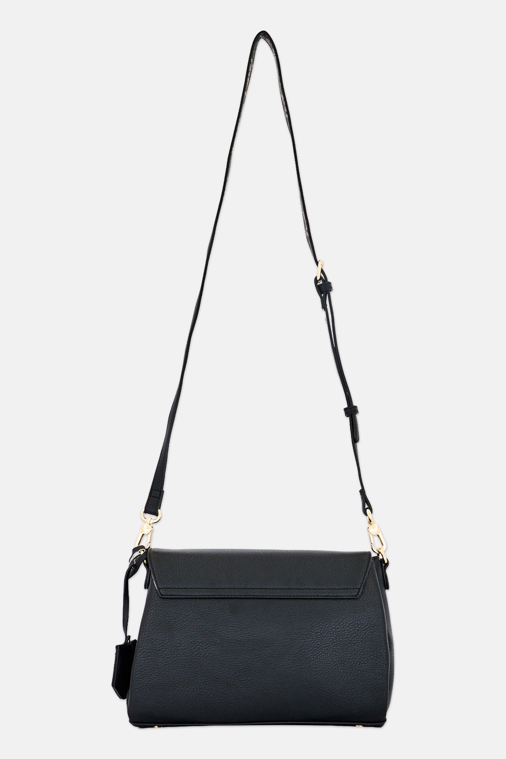 Women Brand Logo Cross Body Bag, Black