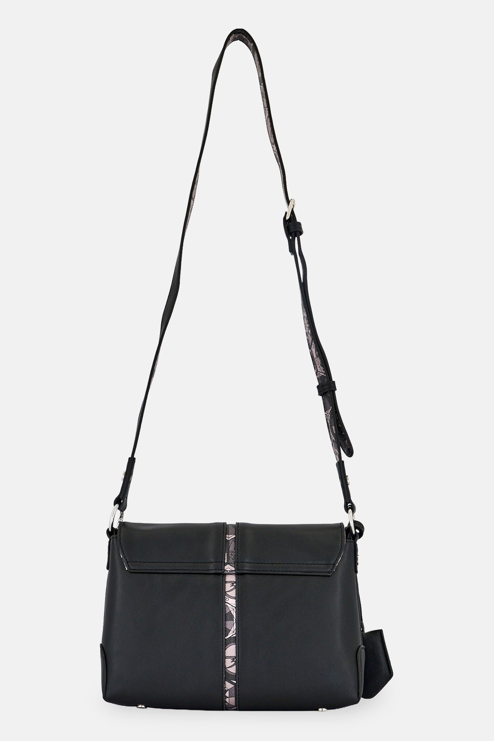Women Brand Logo Cross Body Bag, Black