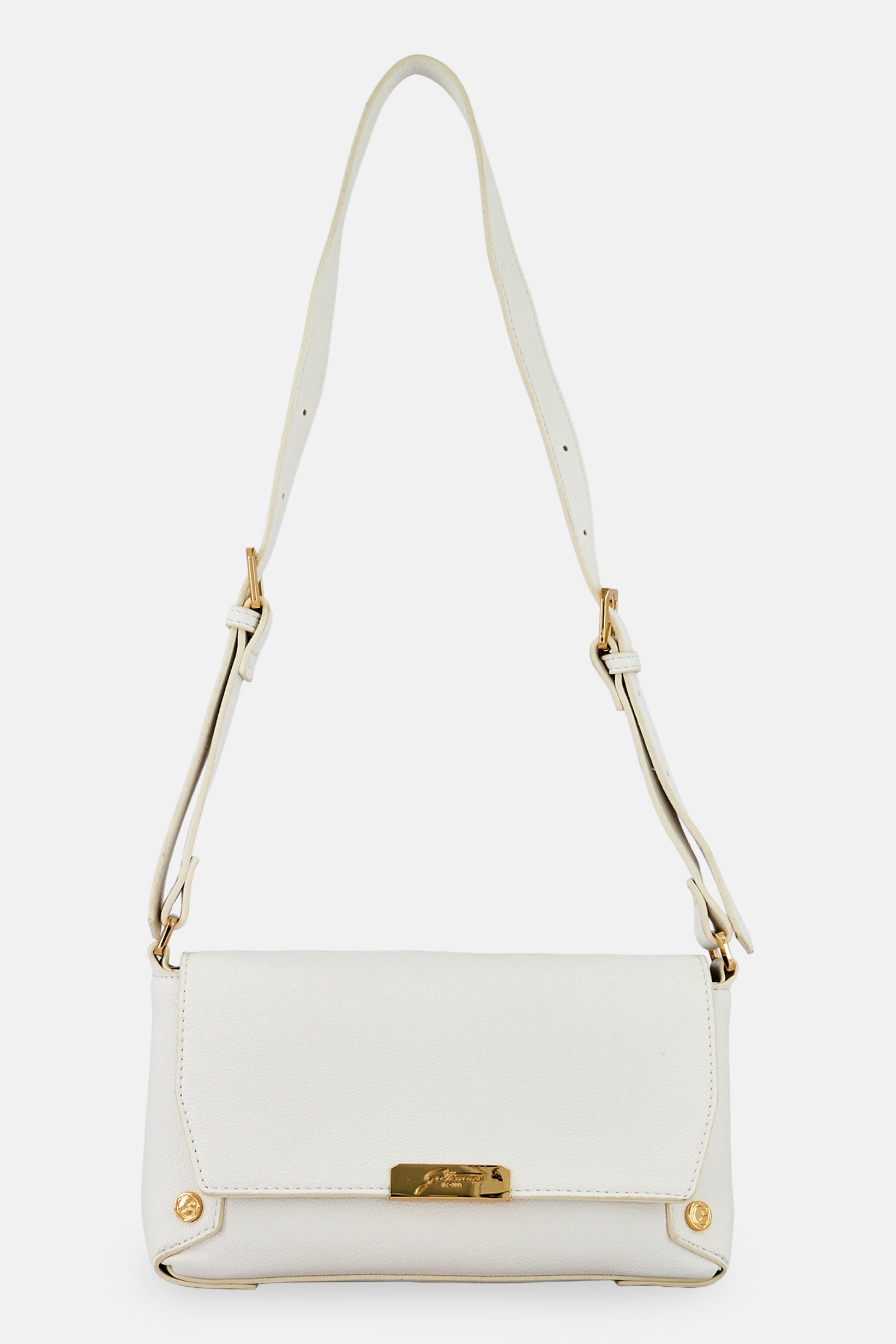Women Brand Logo Cross Body Bag, White