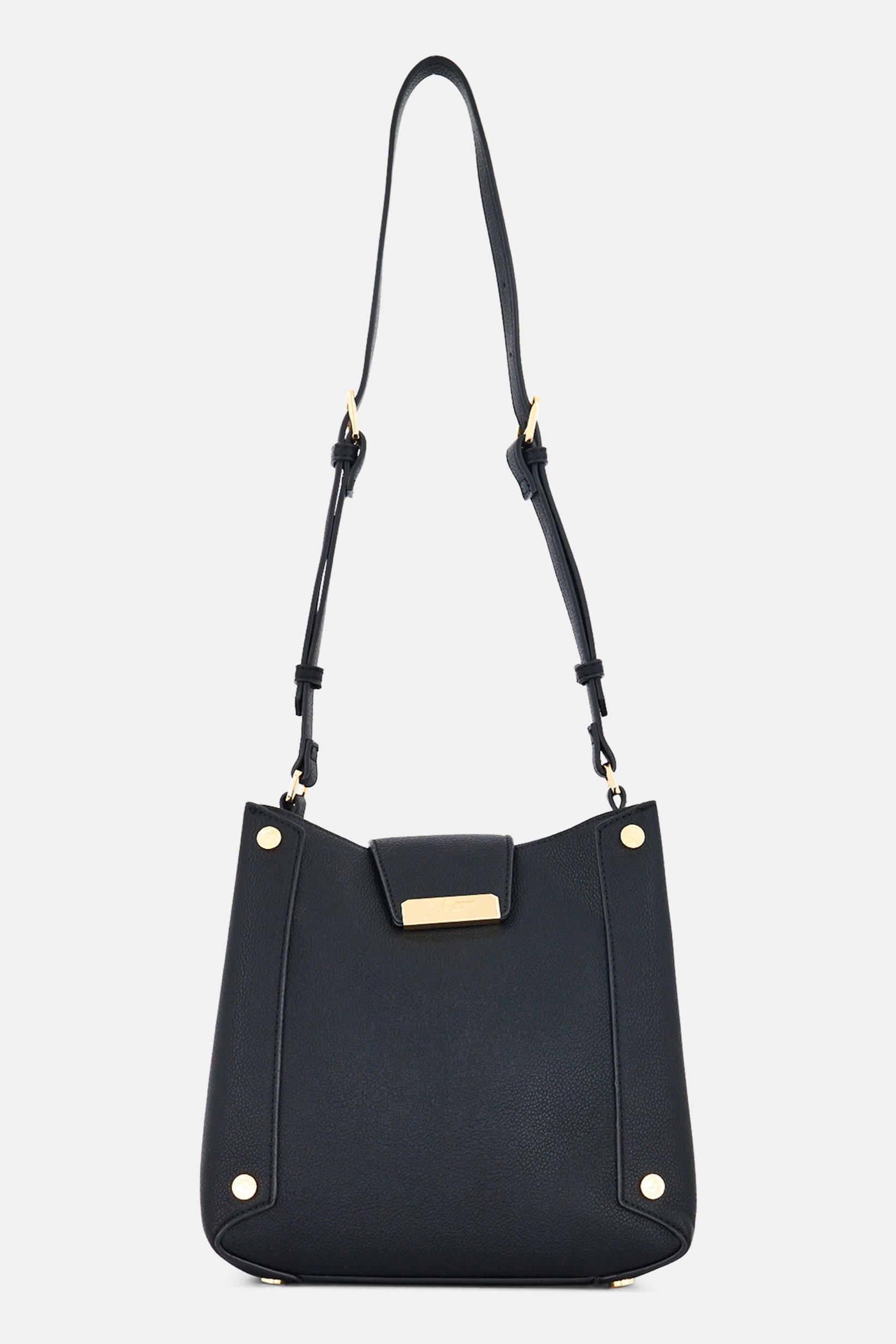 Women Brand Logo Cross Body Bag, Black