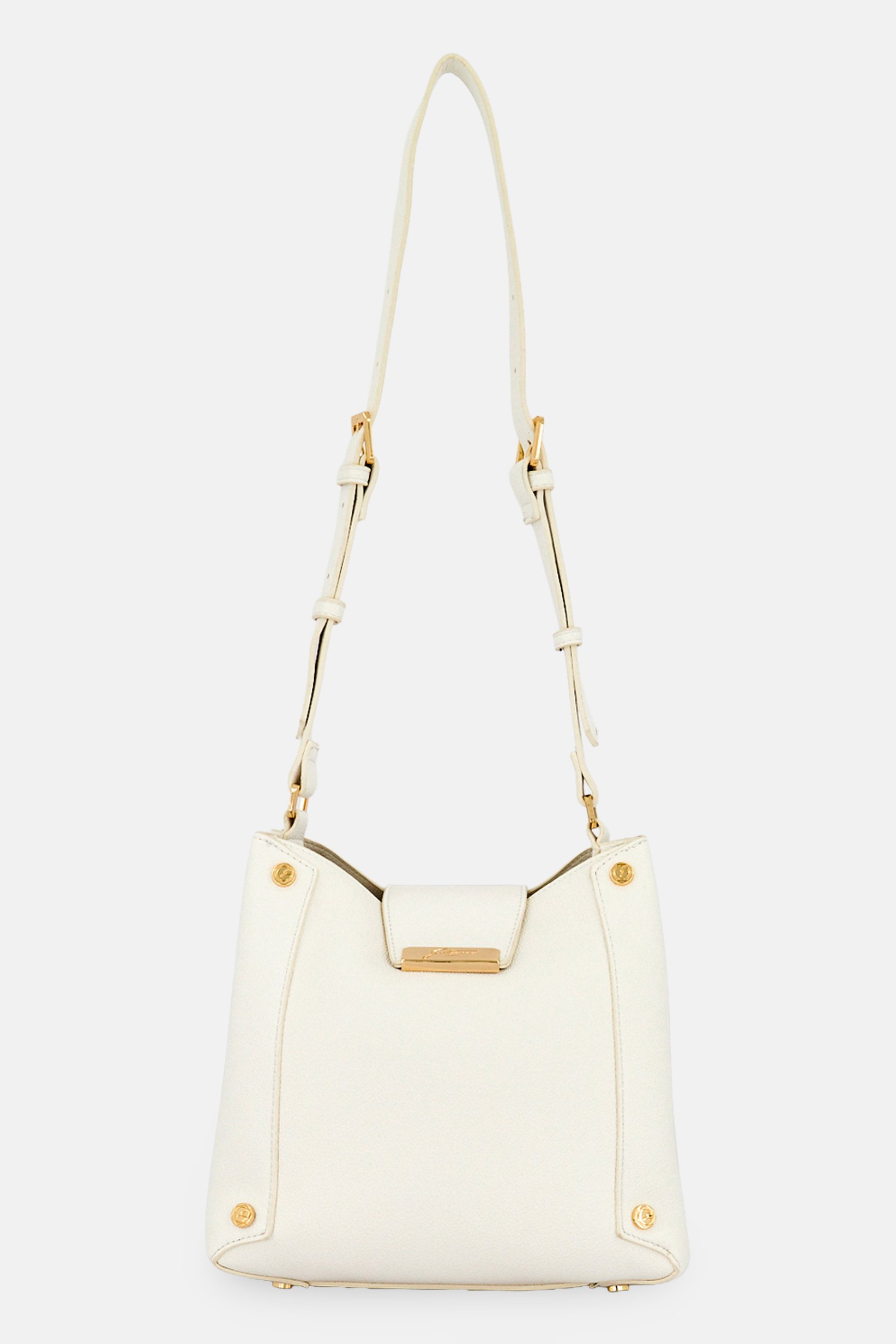 Women Brand Logo Cross Body Bag, White