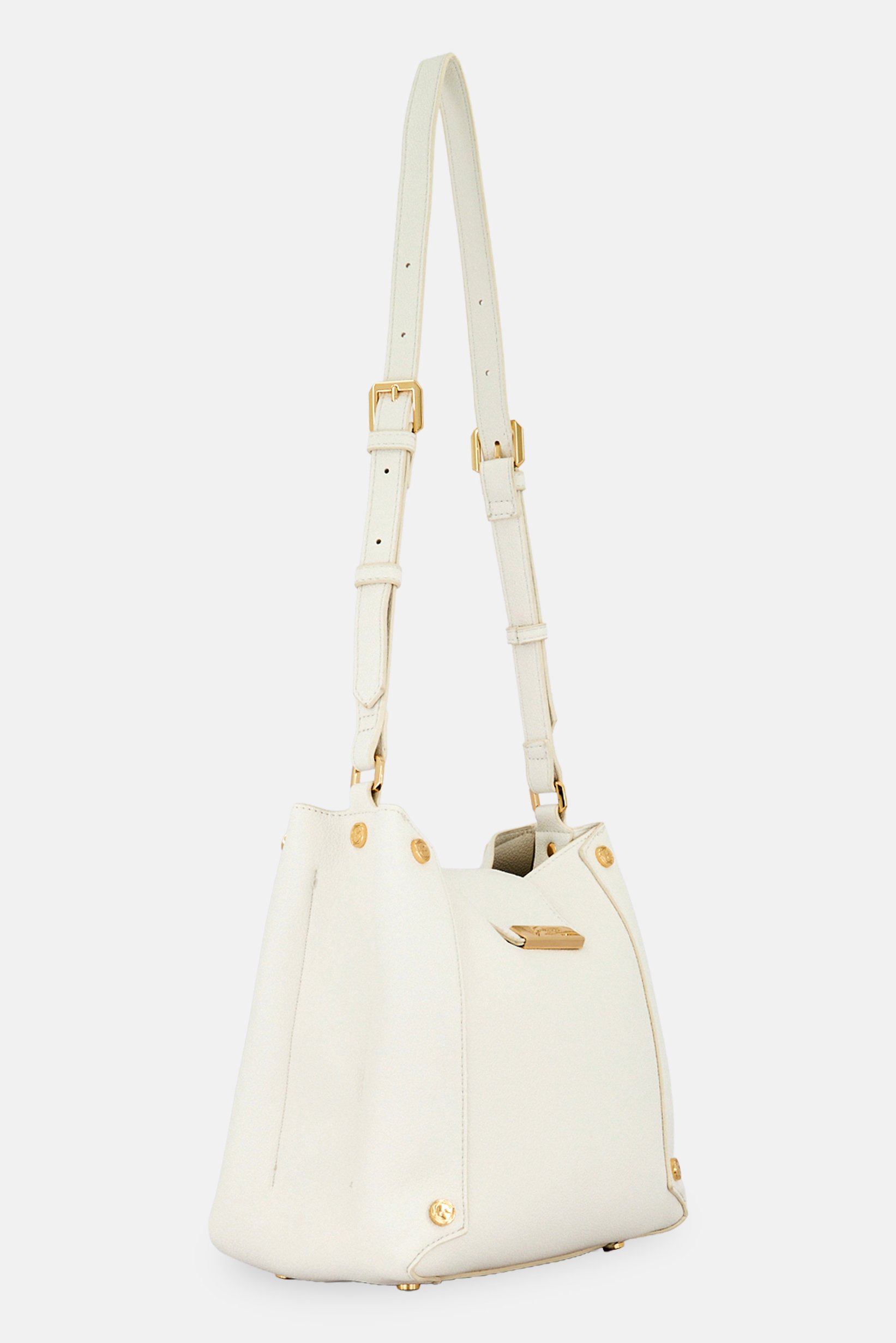 Women Brand Logo Cross Body Bag, White