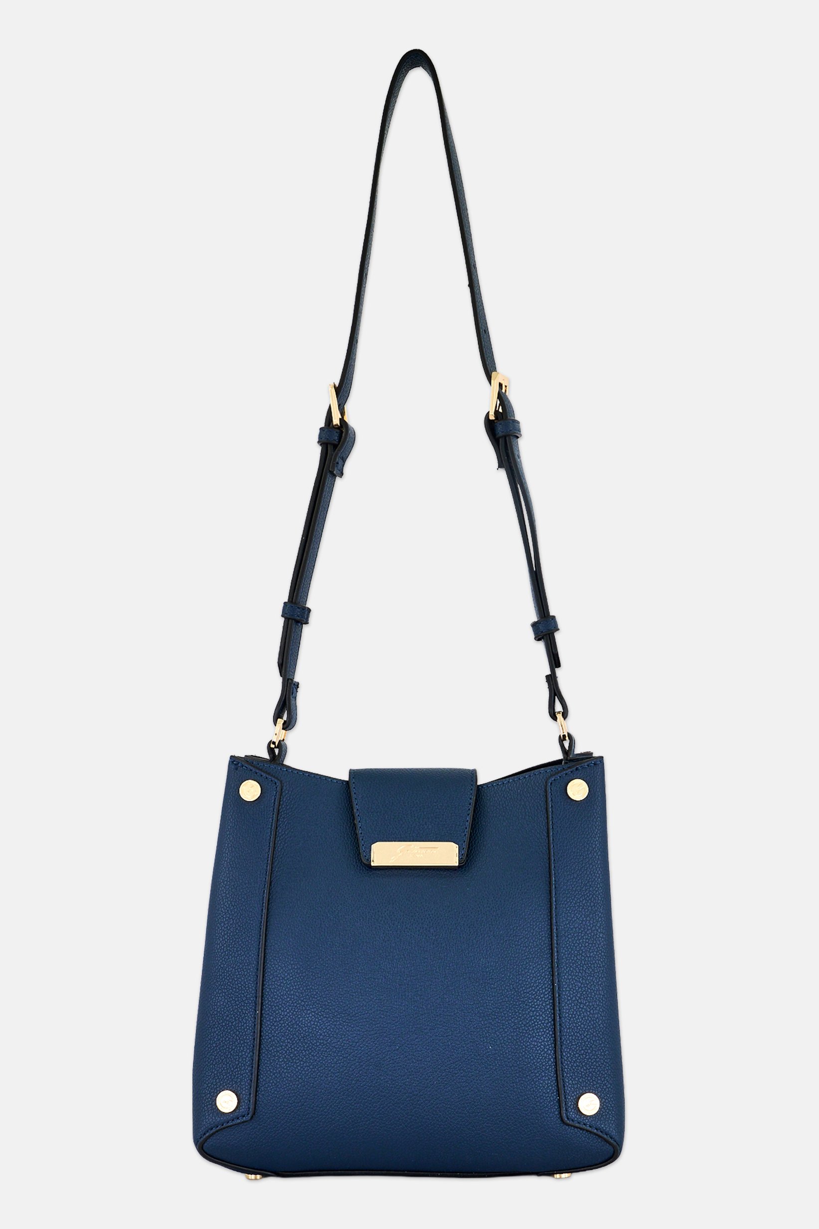 Women Brand Logo Cross Body Bag, Blue