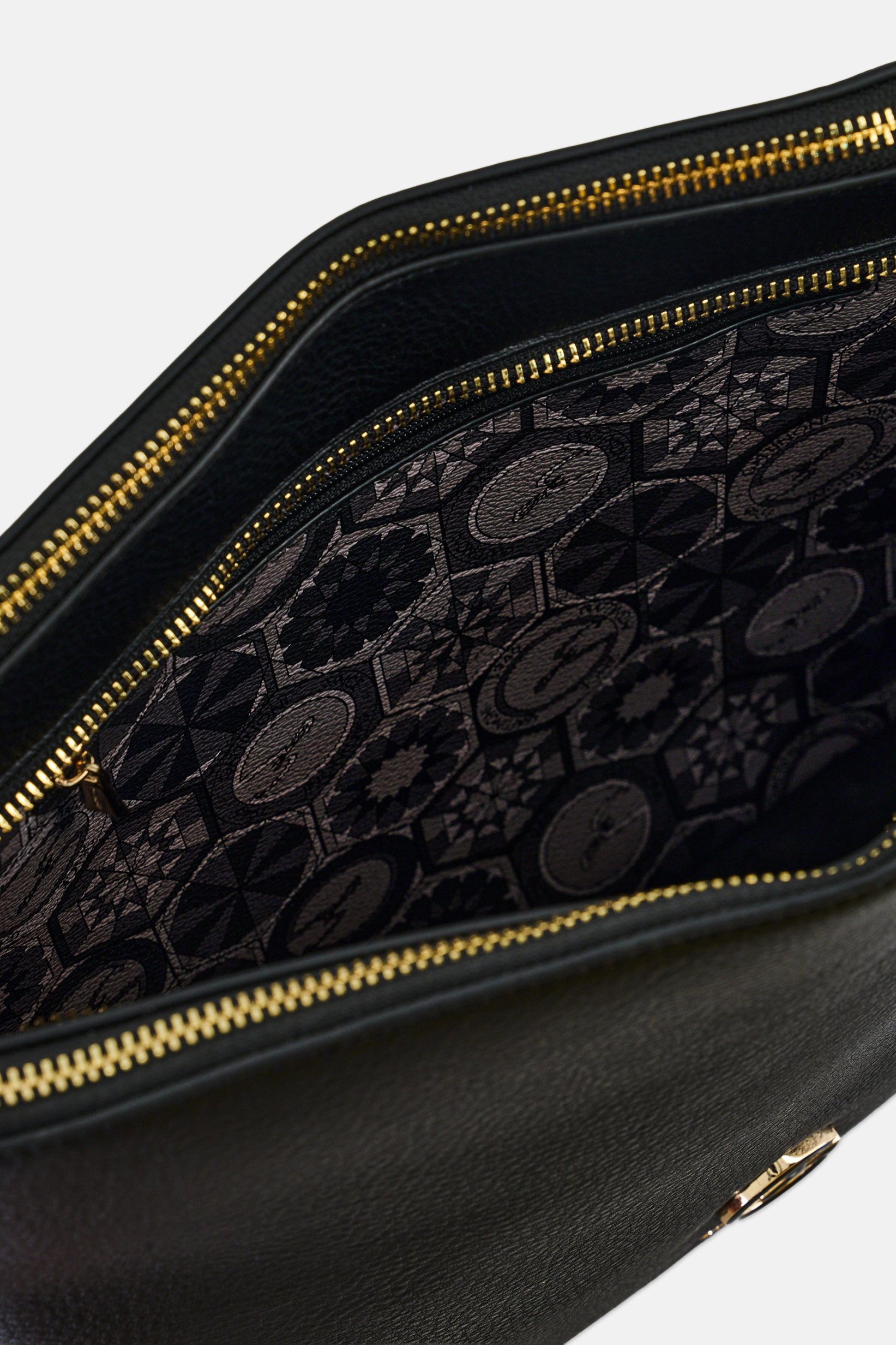 Women Brand Logo Tote Bag, Black