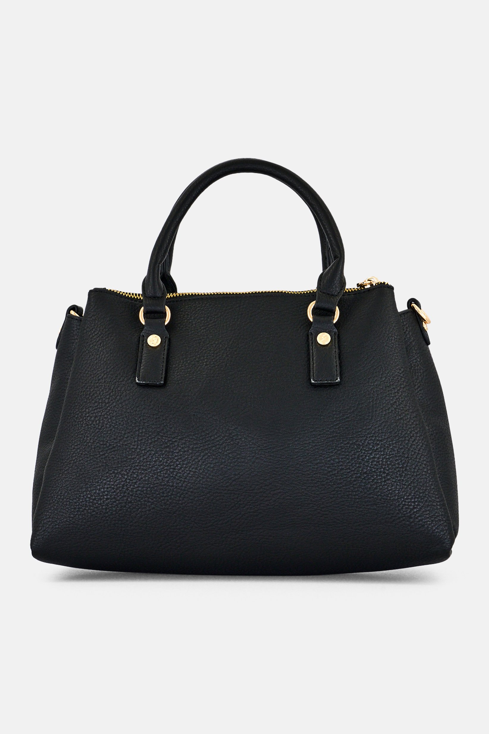 Women Brand Logo Tote Bag, Black