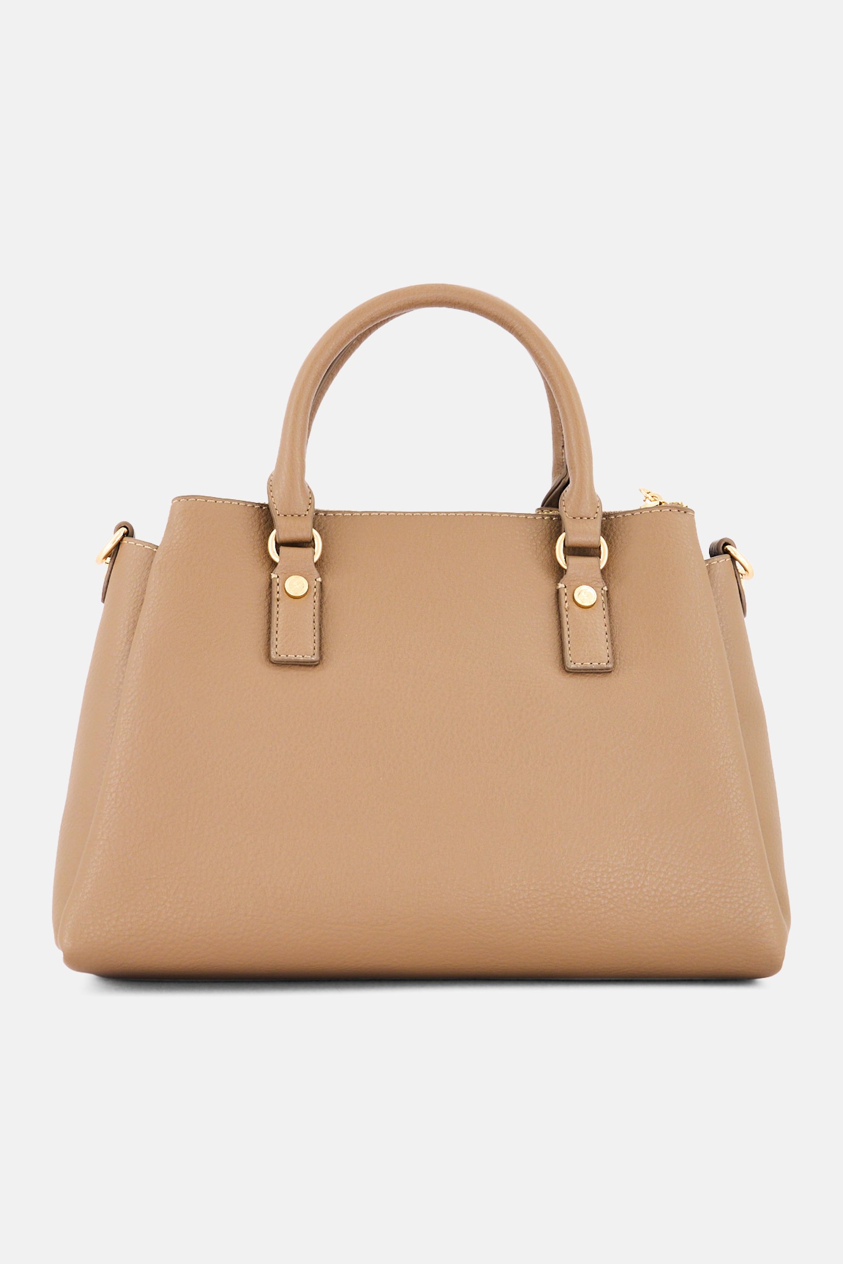 Women Brand Logo Cross Body Bag, Taupe