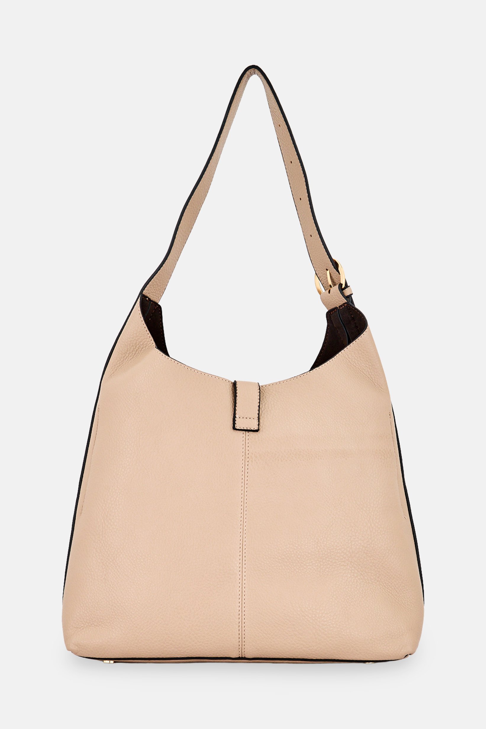 Women Brand Logo Tote Bag, Taupe