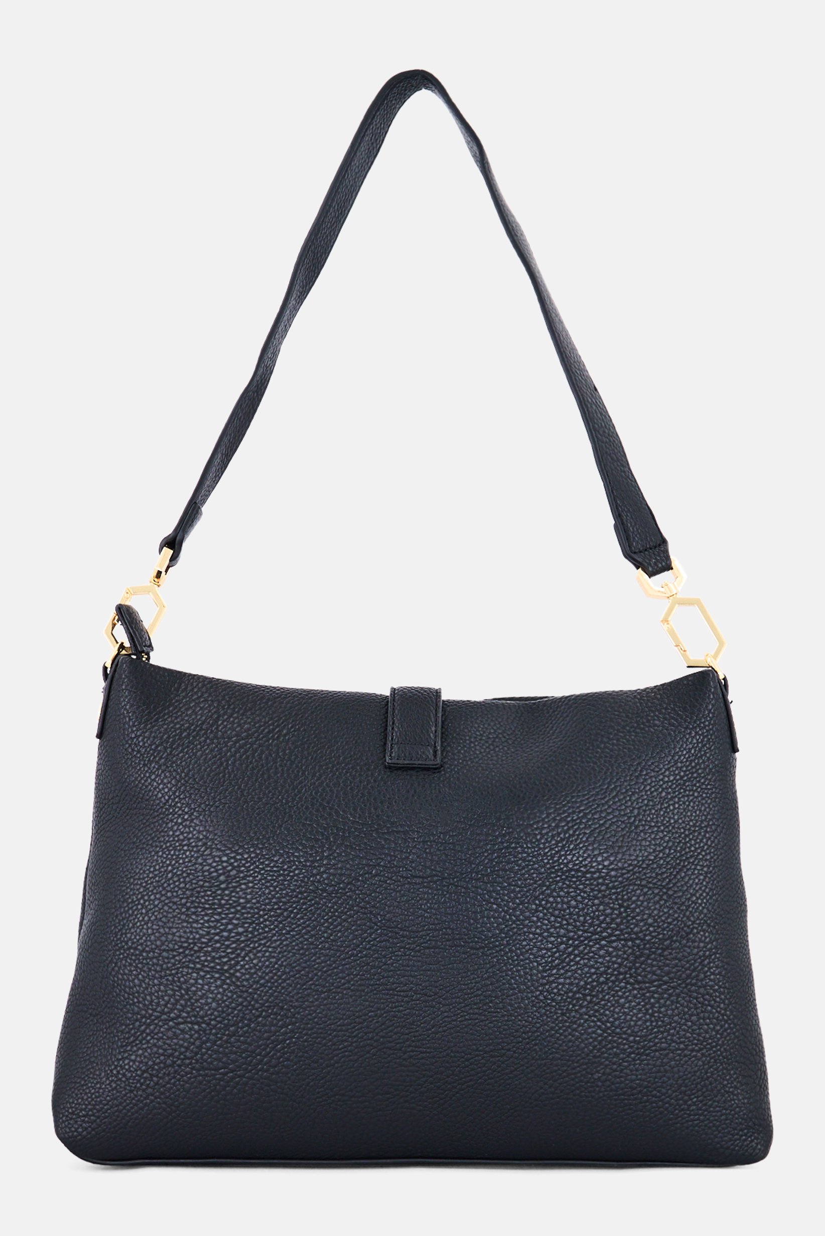 Women Brand Logo Cross Body Bag, Black
