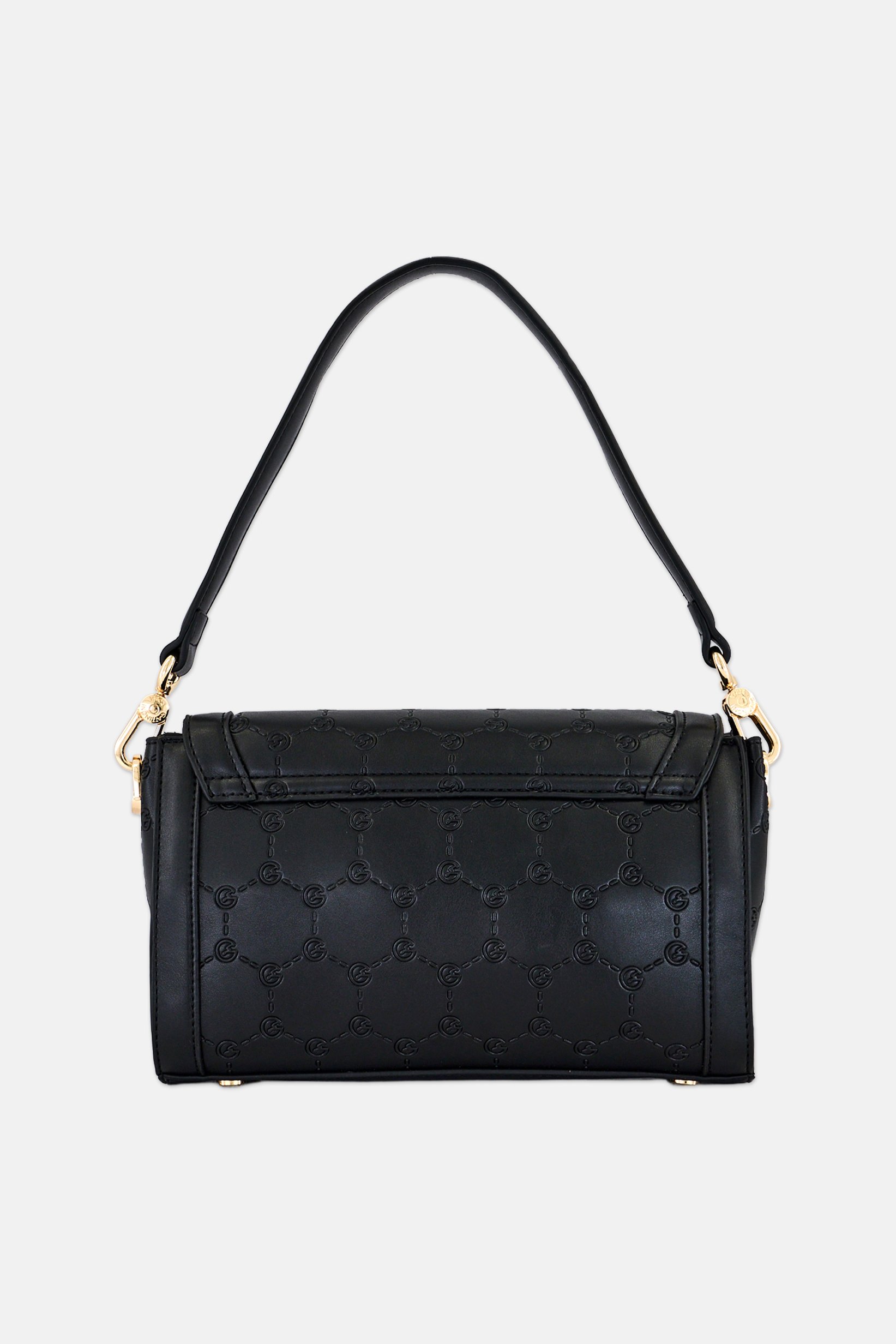 Women Brand Logo Cross Body Bag, Black