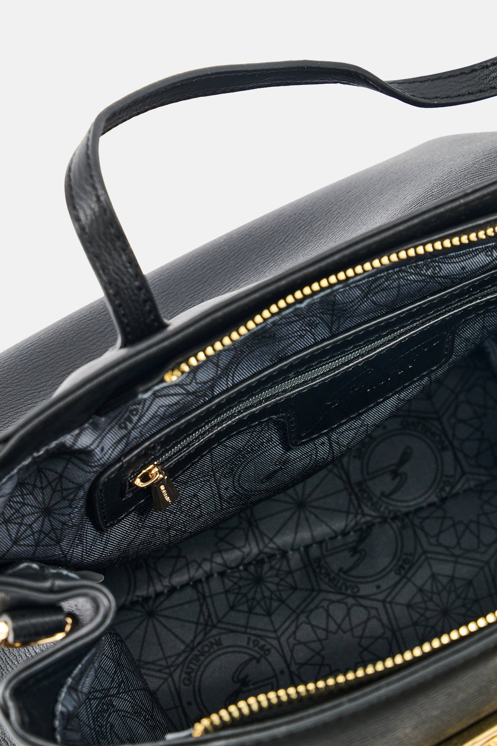 Women Brand Logo Tote Bag, Black