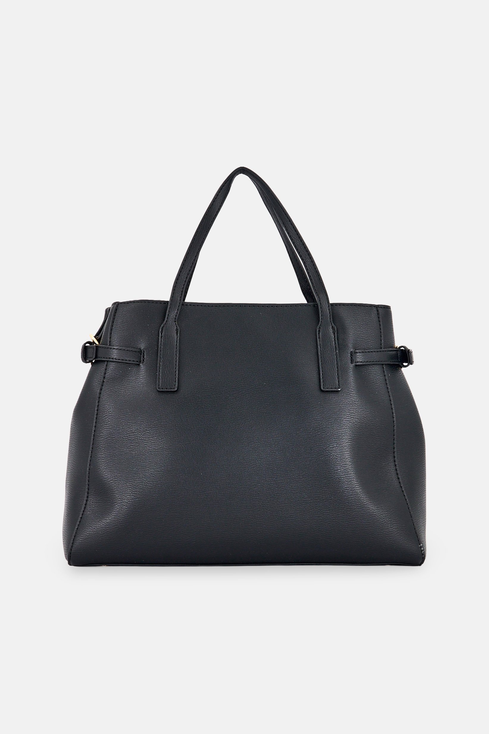 Women Brand Logo Tote Bag, Black