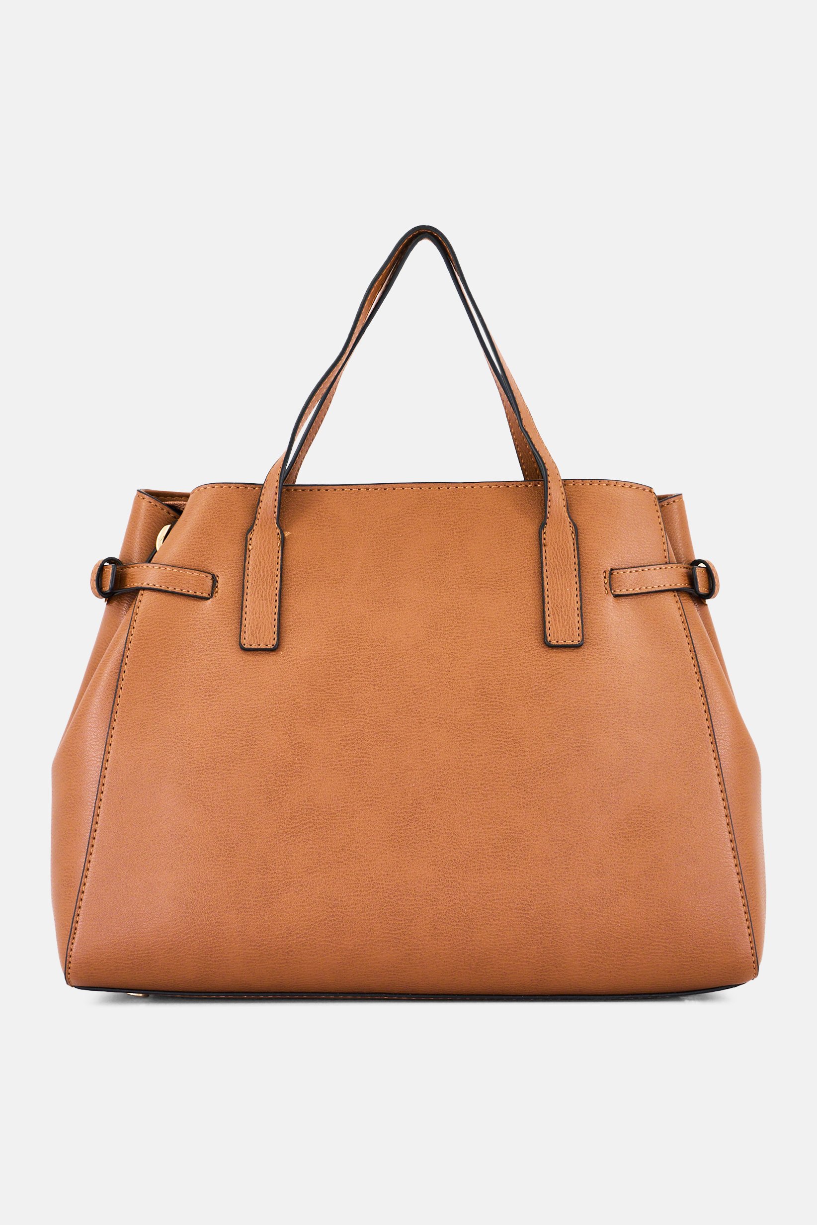 Women Brand Logo Tote Bag, Brown