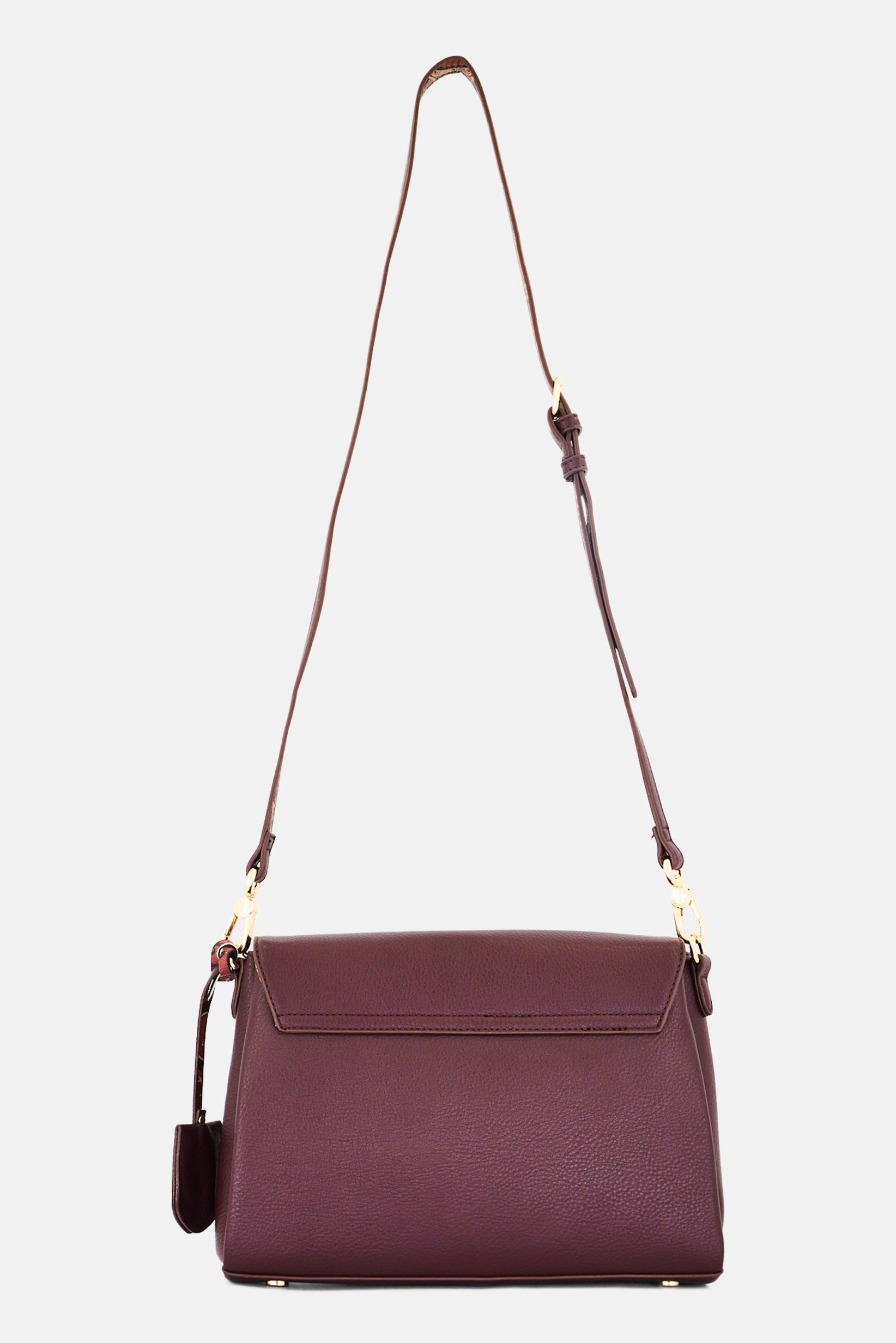 Women Brand Logo Cross Body Bag, Maroon