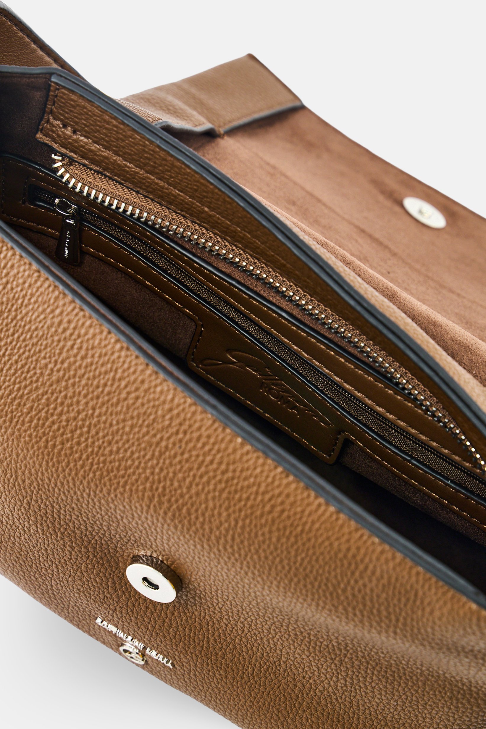 Women Brand Logo Cross Body Bag, Brown