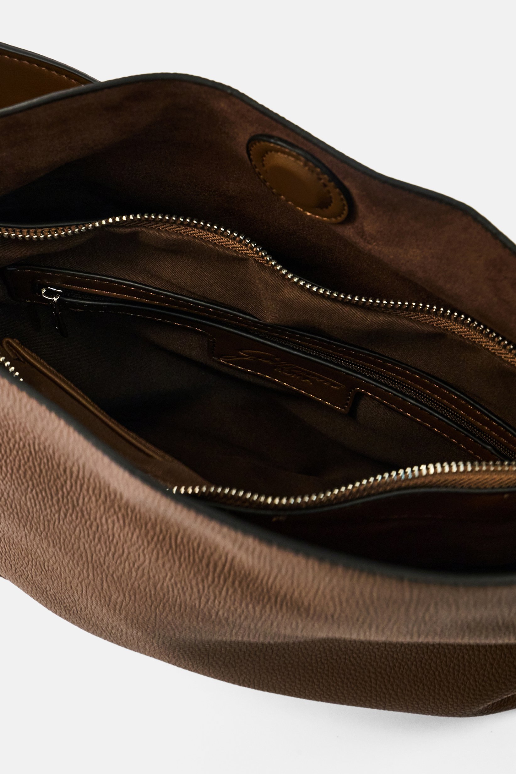 Women Brand Logo Tote Bag, Brown