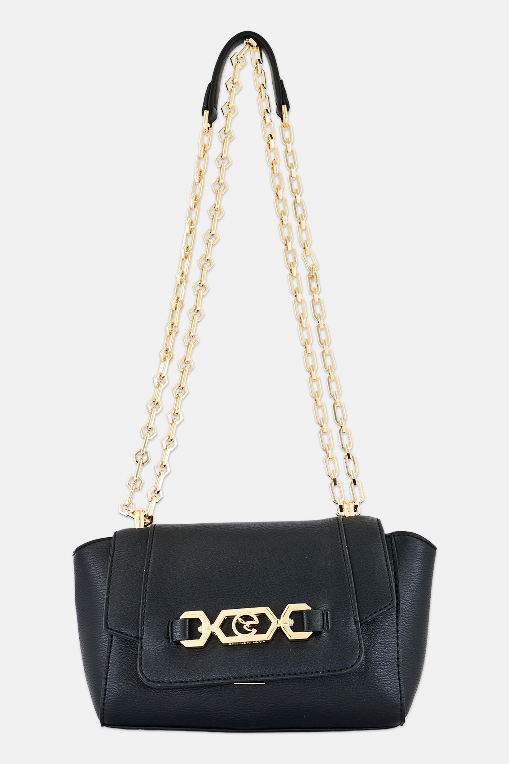 Women Brand Logo Cross Body Bag, Black